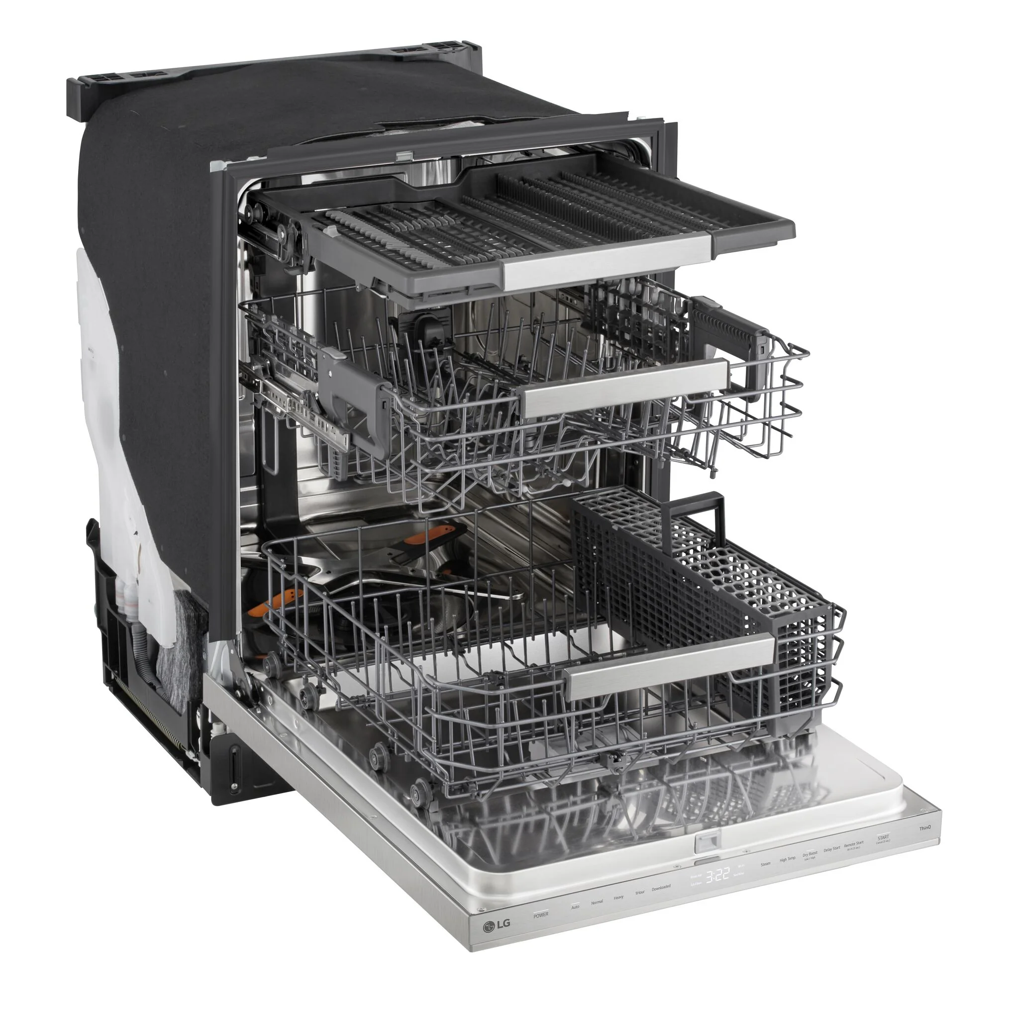 LG Stainless Steel 24" Top Control Dishwasher with QuadWash® - LDNPM654S - Image 4