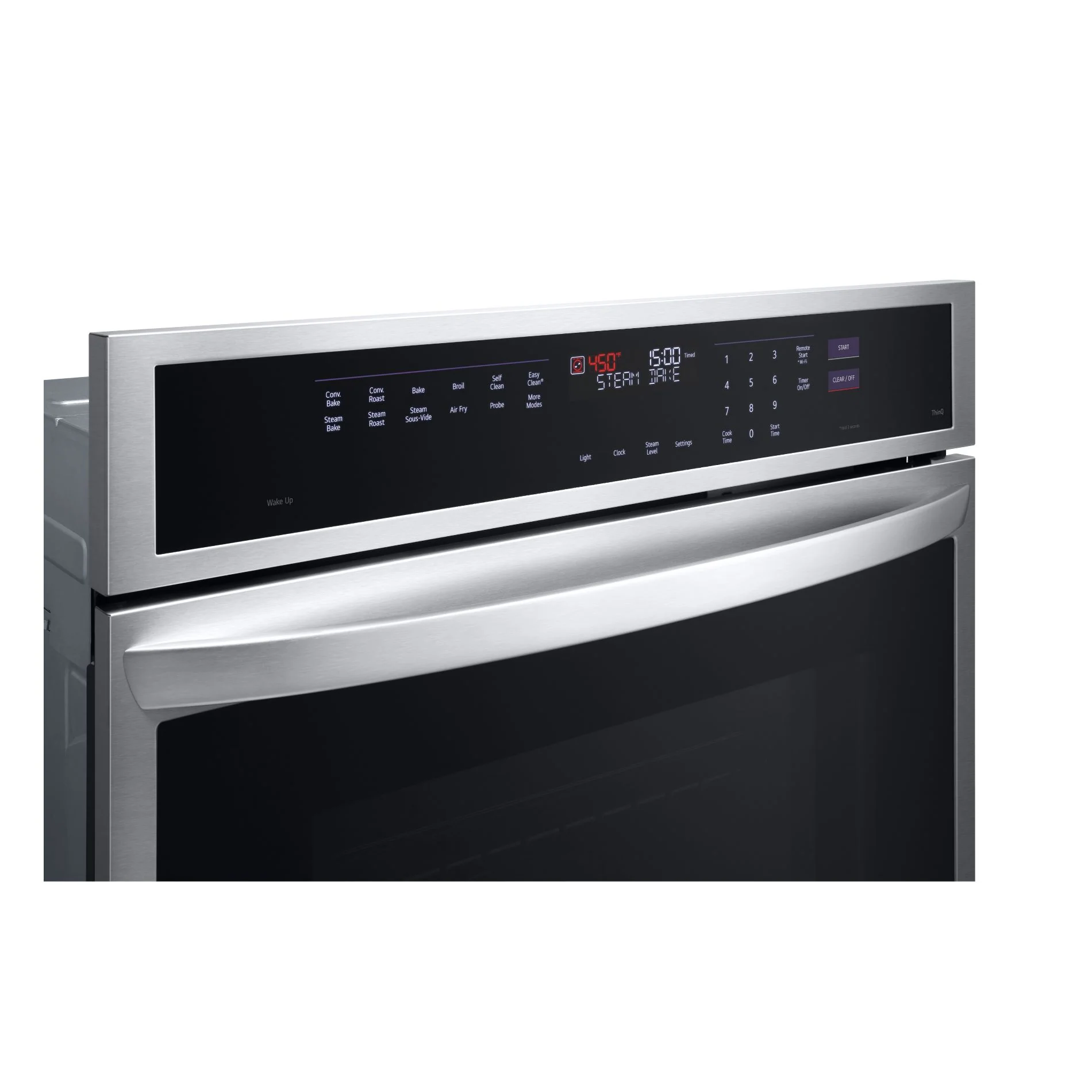 LG Stainless Steel 29.75" Smart Single Wall Oven with 
True Convection, InstaView®, Air Fry and 
Steam Sous Vide (4.7 Cu. Ft.) - WSEP4727F - Image 5
