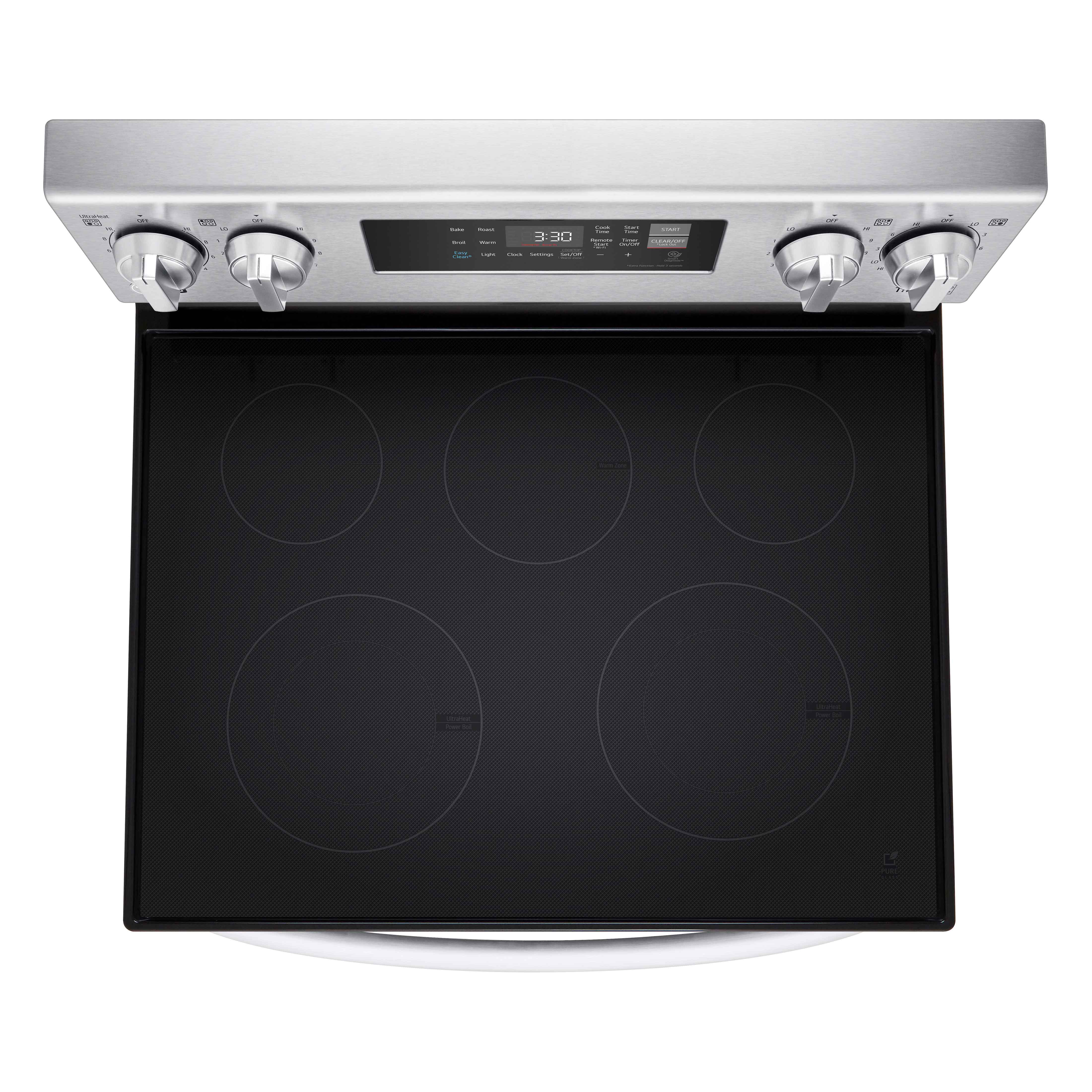 LG Stainless Steel 6.3 cu ft. Electric ThinQ® Range with EasyClean -LREL6321S - Image 7