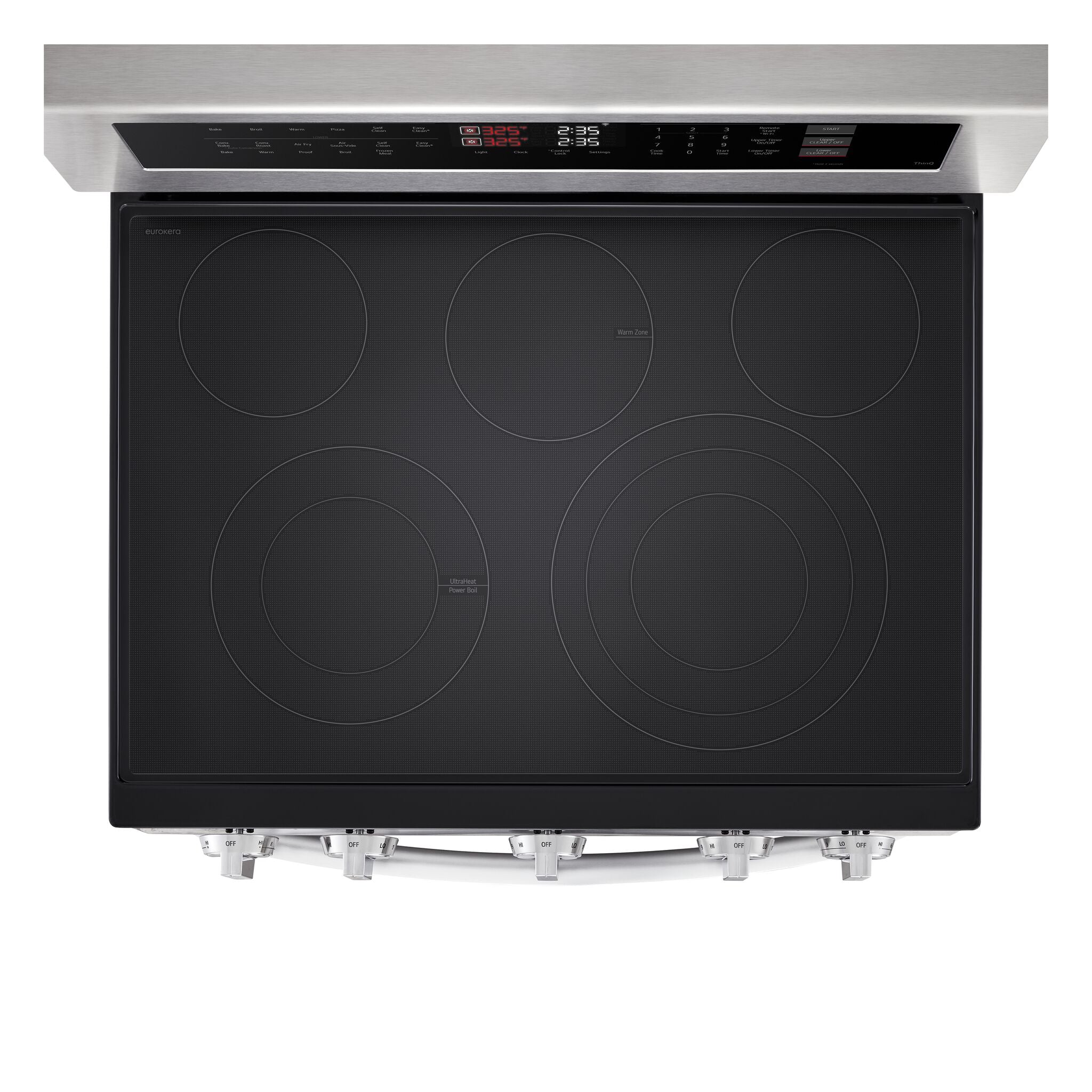 LG Stainless Steel Electric Double Oven Freestanding Range with ProBake Convection® and Air Fry (7.3 Cu.Ft) - LDEL7324SE - Image 4