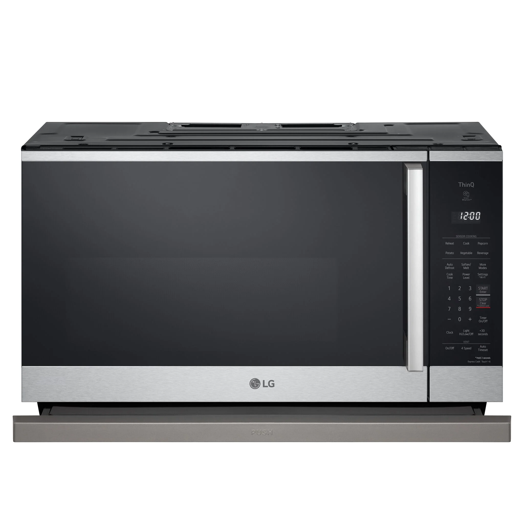LG Stainless Steel Over-the-Range Microwave with ExtendaVent®2.0 (2.1 cu.ft.) - MVEL2125X - Image 3