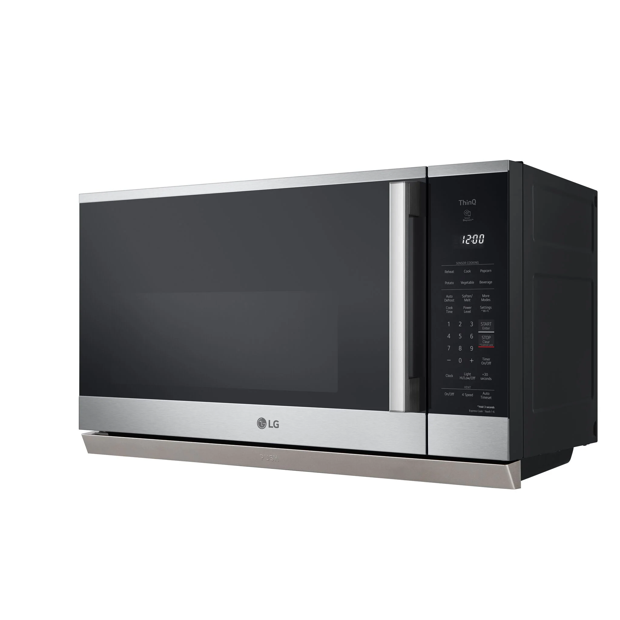 LG Stainless Steel Over-the-Range Microwave with ExtendaVent®2.0 (2.1 cu.ft.) - MVEL2125X - Image 4