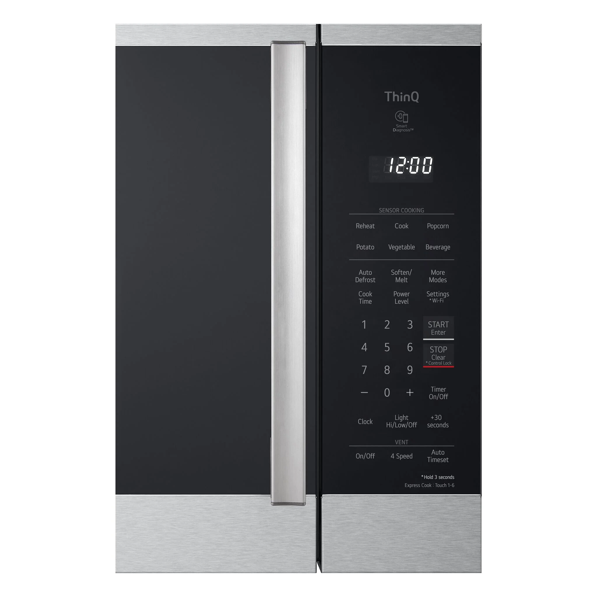 LG Stainless Steel Over-the-Range Microwave with ExtendaVent®2.0 (2.1 cu.ft.) - MVEL2125X - Image 5