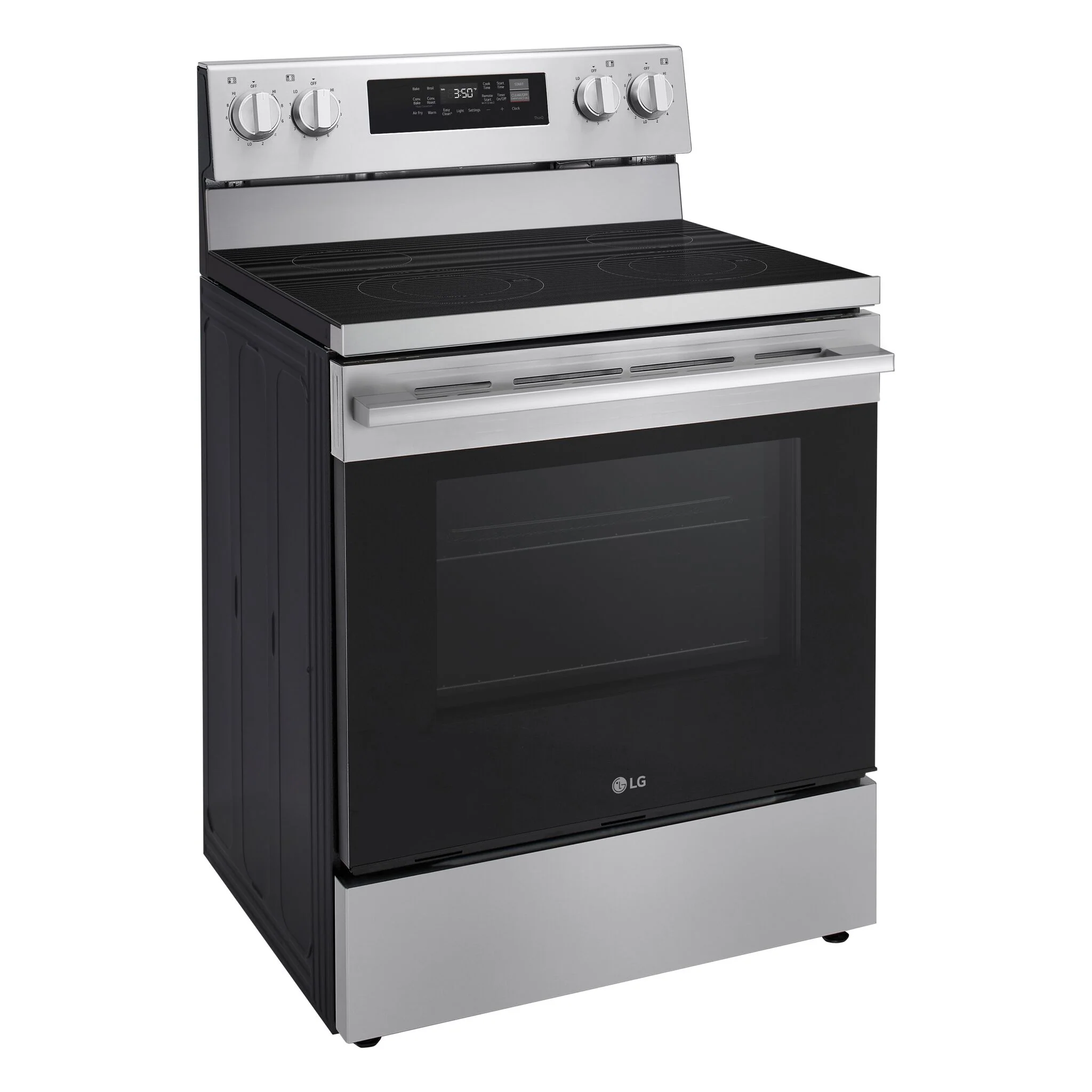 LG Stainless Steel Smart Electric Freestanding Range (6.3 cu. Ft.) - LREN6321YE - Image 2