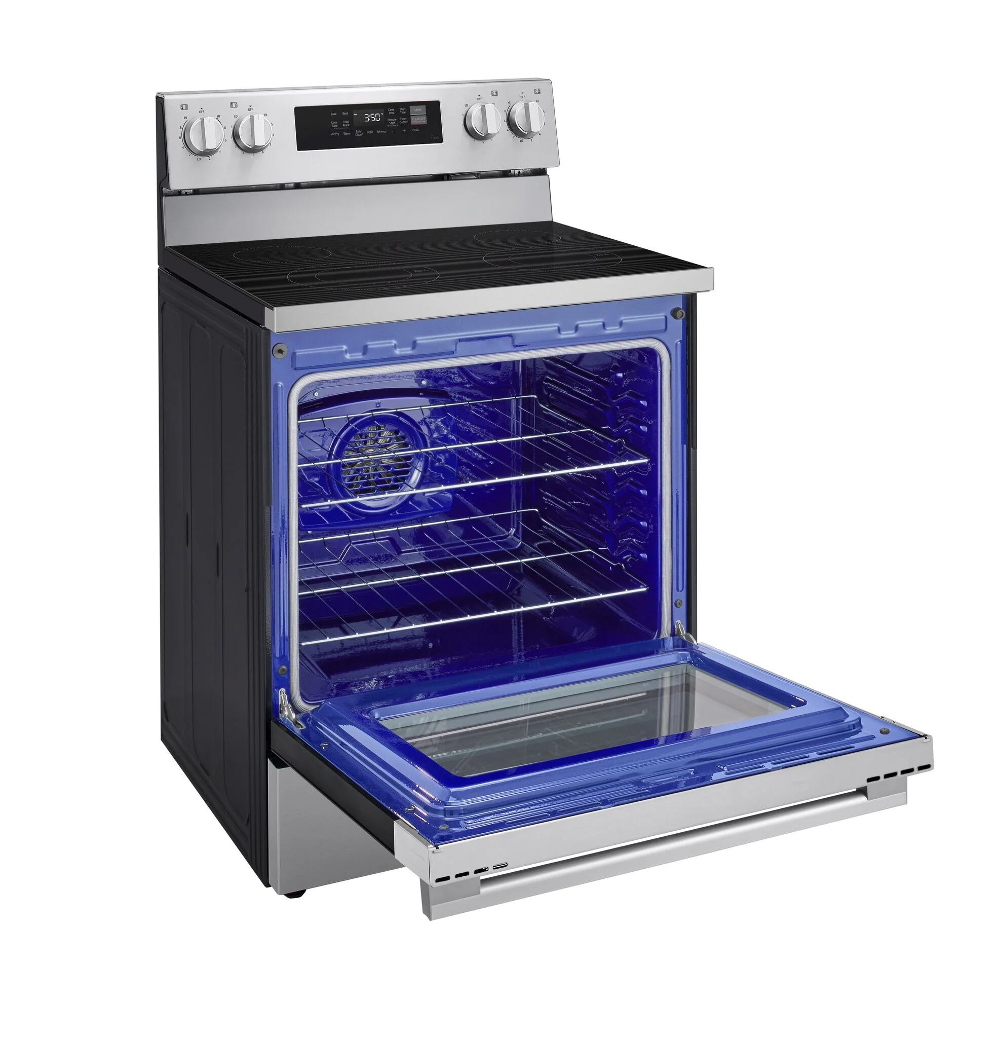 LG Stainless Steel Smart Electric Freestanding Range (6.3 cu. Ft.) - LREN6321YE - Image 5