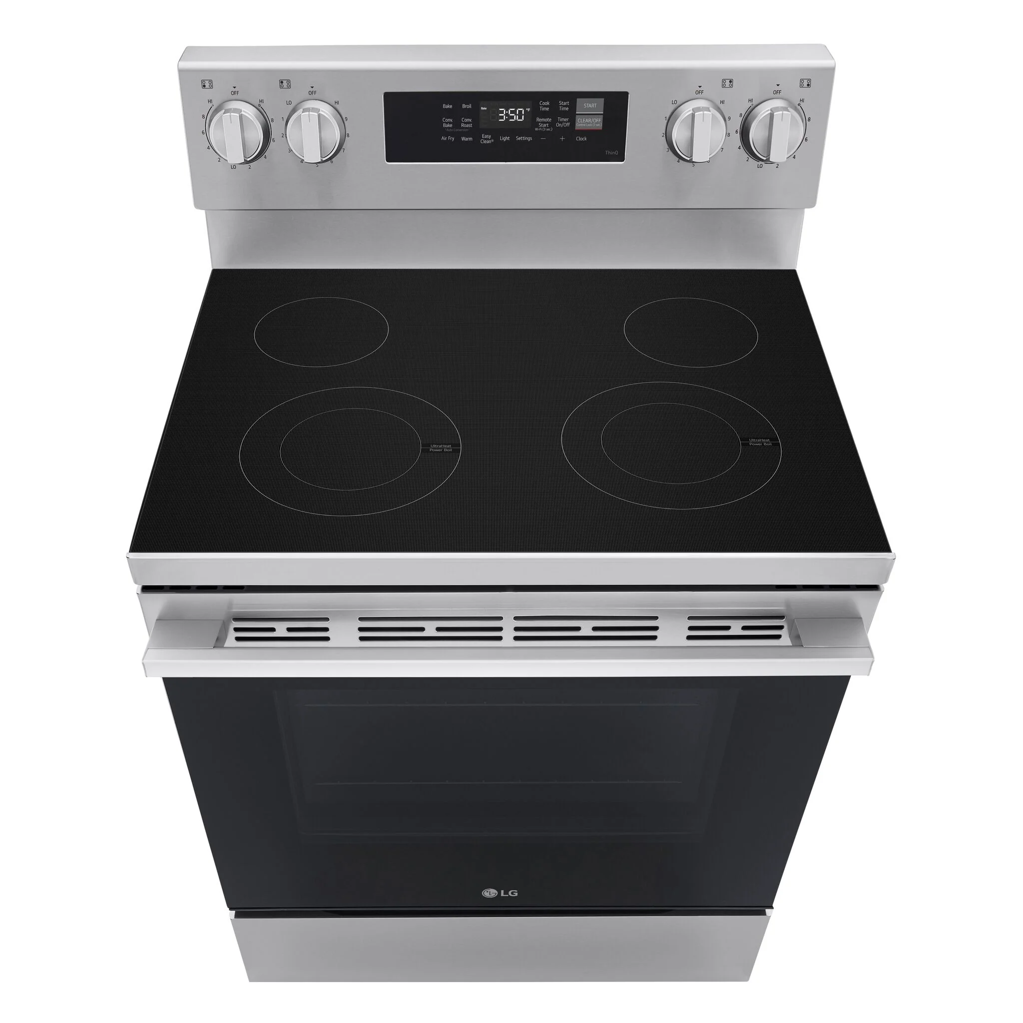 LG Stainless Steel Smart Electric Freestanding Range (6.3 cu. Ft.) - LREN6321YE - Image 6