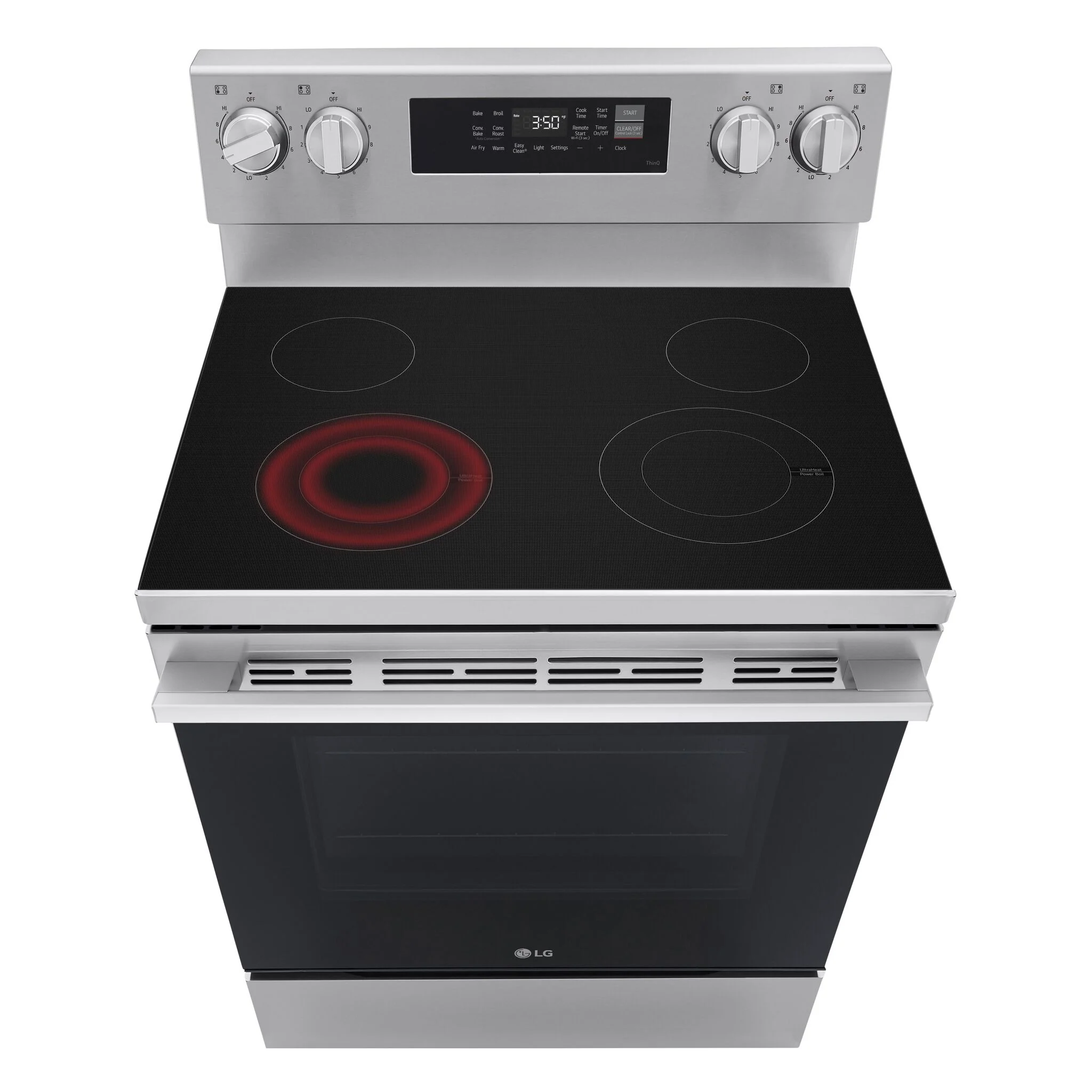 LG Stainless Steel Smart Electric Freestanding Range (6.3 cu. Ft.) - LREN6321YE - Image 7