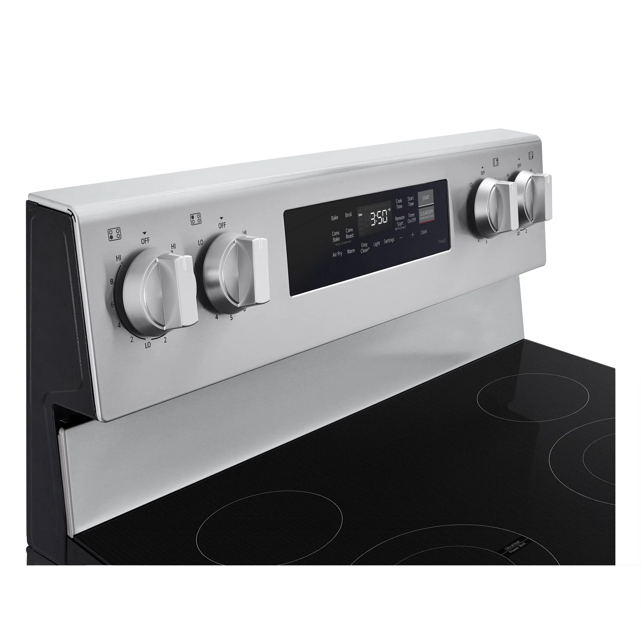LG Stainless Steel Smart Electric Freestanding Range (6.3 cu. Ft.) - LREN6321YE - Image 9