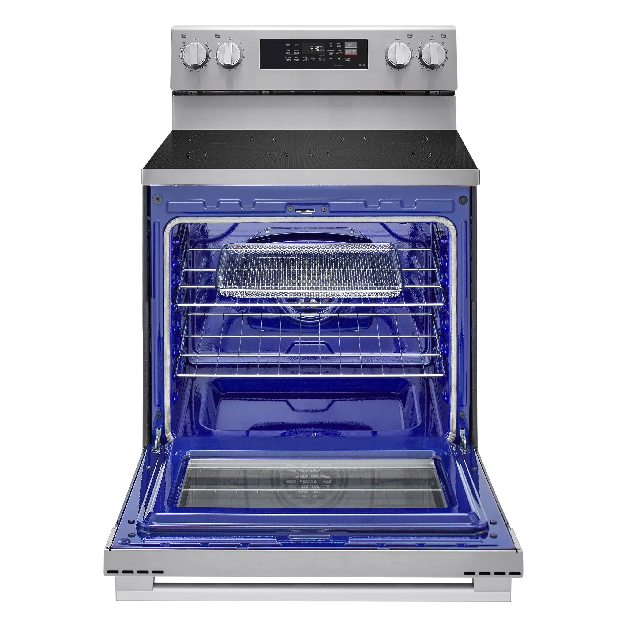 LG Stainless Steel Smart Electric Freestanding Range with Air Fry (6.3 Cu.Ft) - LREN6323YE - Image 3