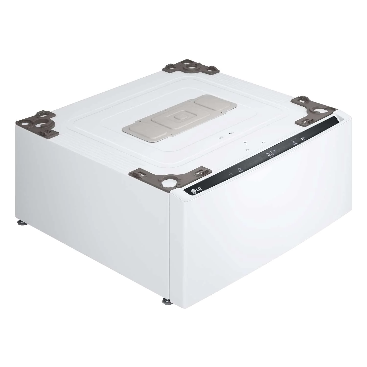 LG White 27'' LG SideKick™ Pedestal Washer (1 Cu. Ft) - WD300CW - Image 2