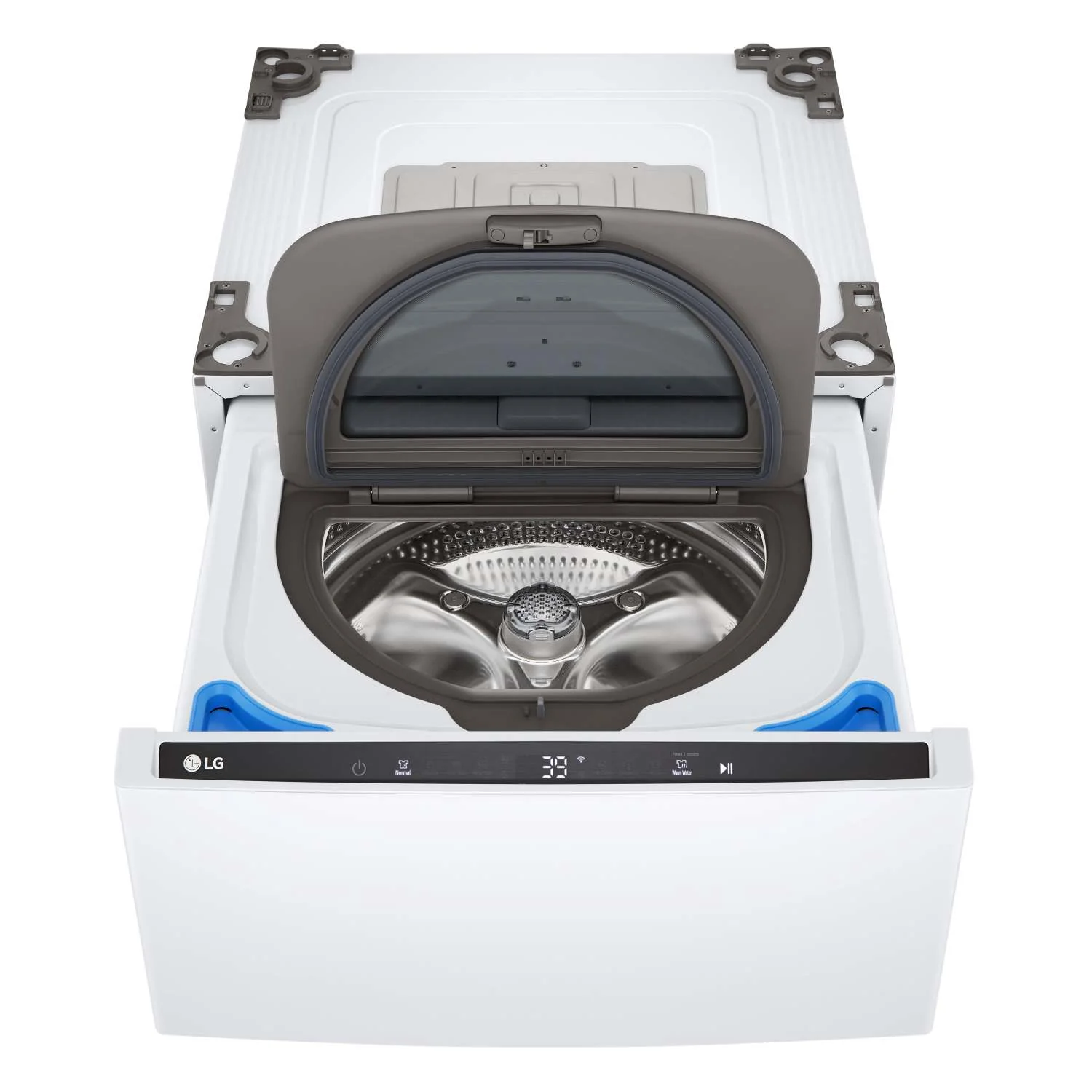 LG White 27'' LG SideKick™ Pedestal Washer (1 Cu. Ft) - WD300CW - Image 5