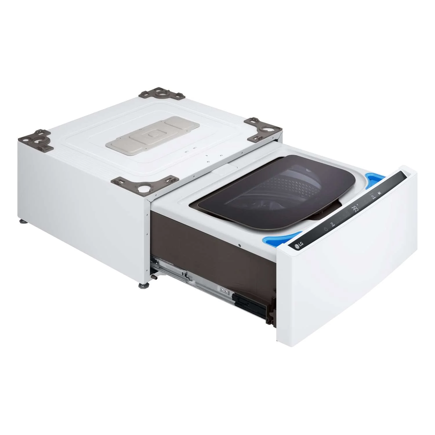 LG White 27'' LG SideKick™ Pedestal Washer (1 Cu. Ft) - WD300CW - Image 7
