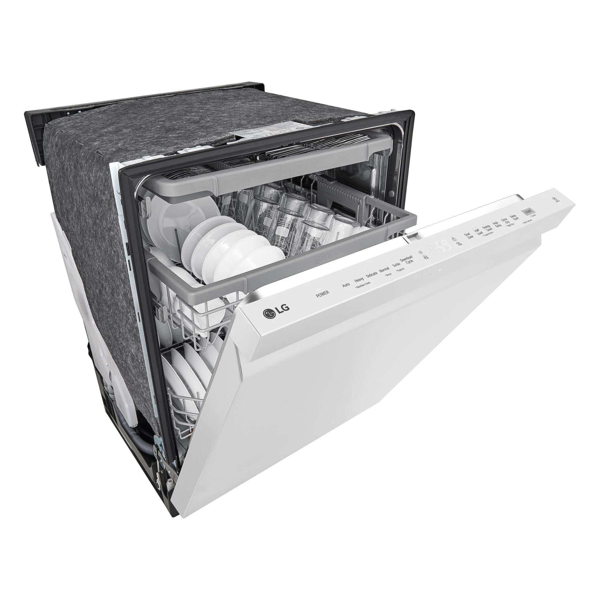 LG White Dishwasher with QuadWash™ - LDPN4542W - Image 5