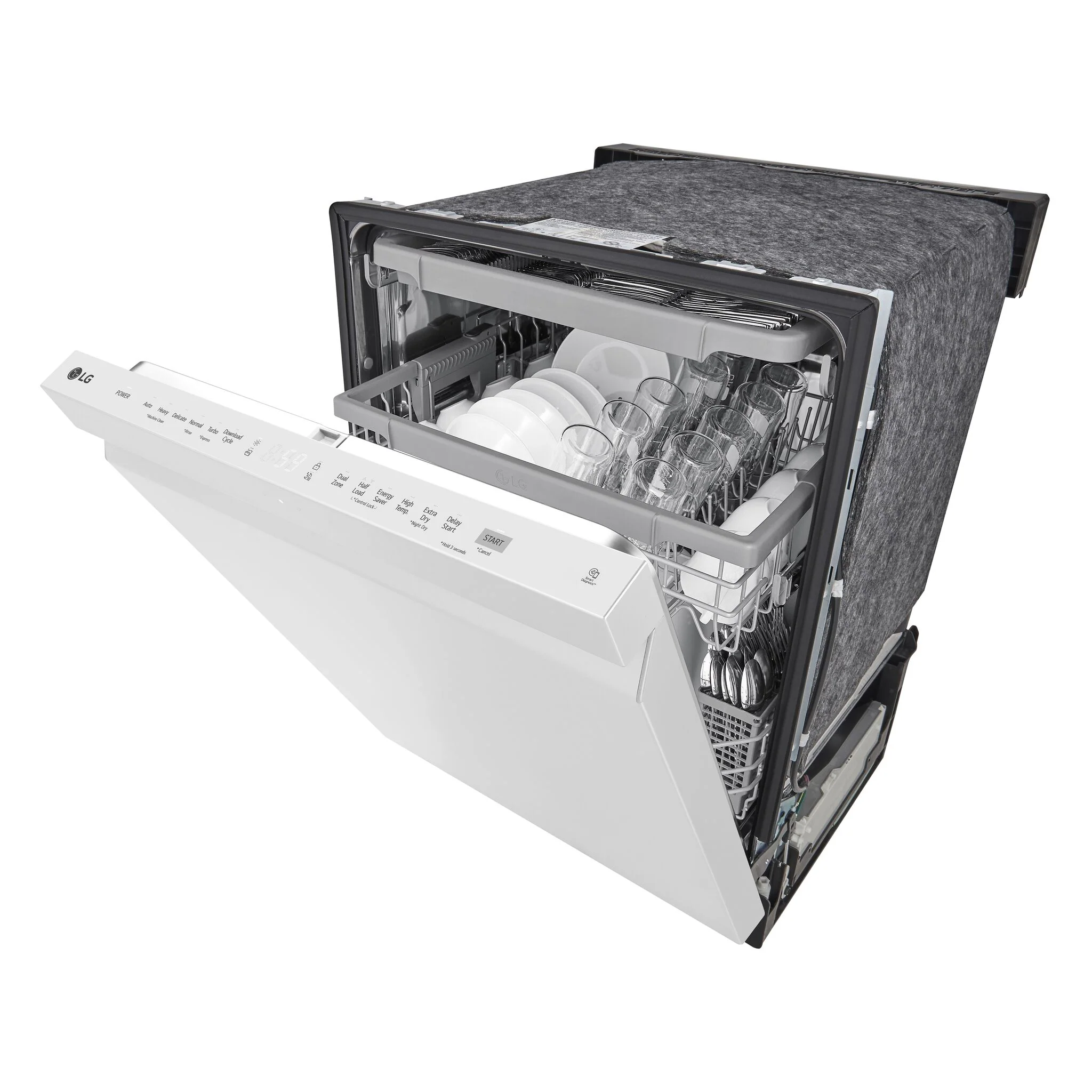 LG White Dishwasher with QuadWash™ - LDPN4542W - Image 6