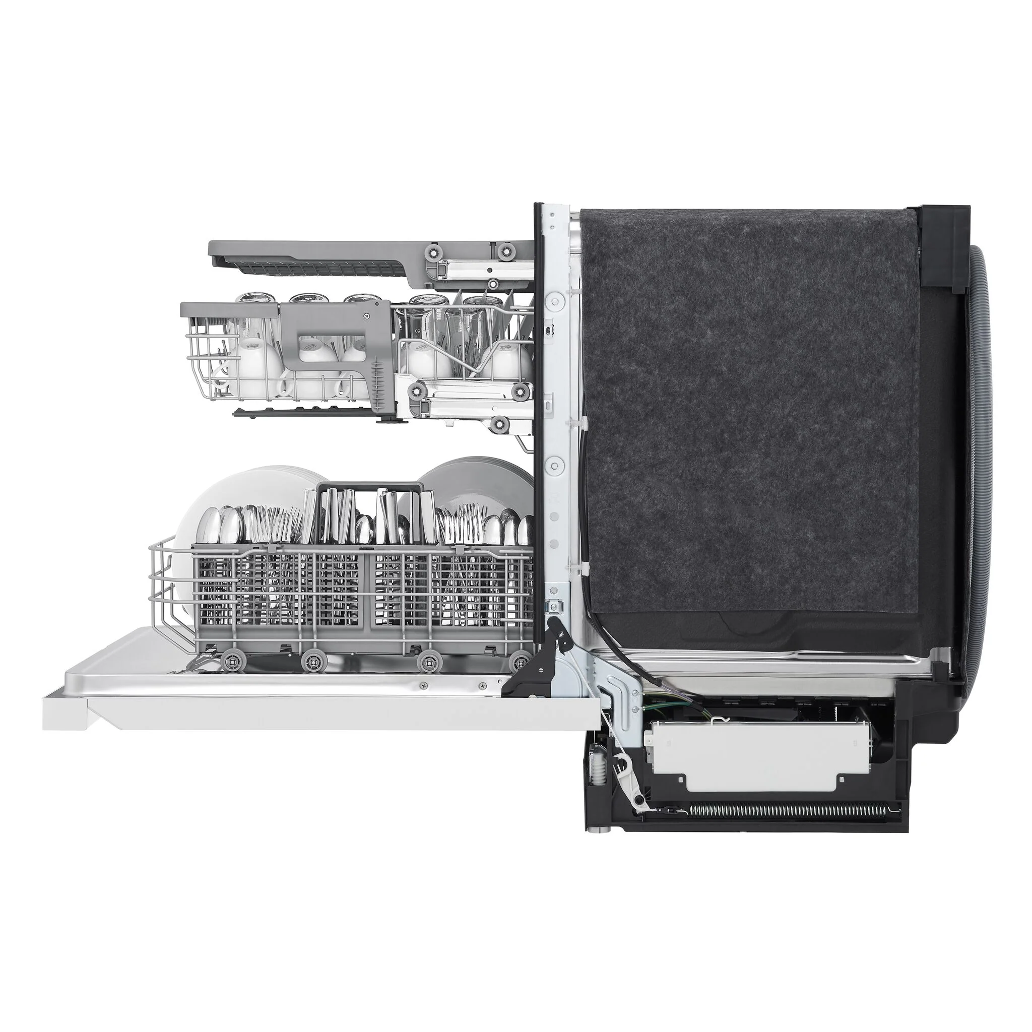 LG White Dishwasher with QuadWash™ - LDPN4542W - Image 7