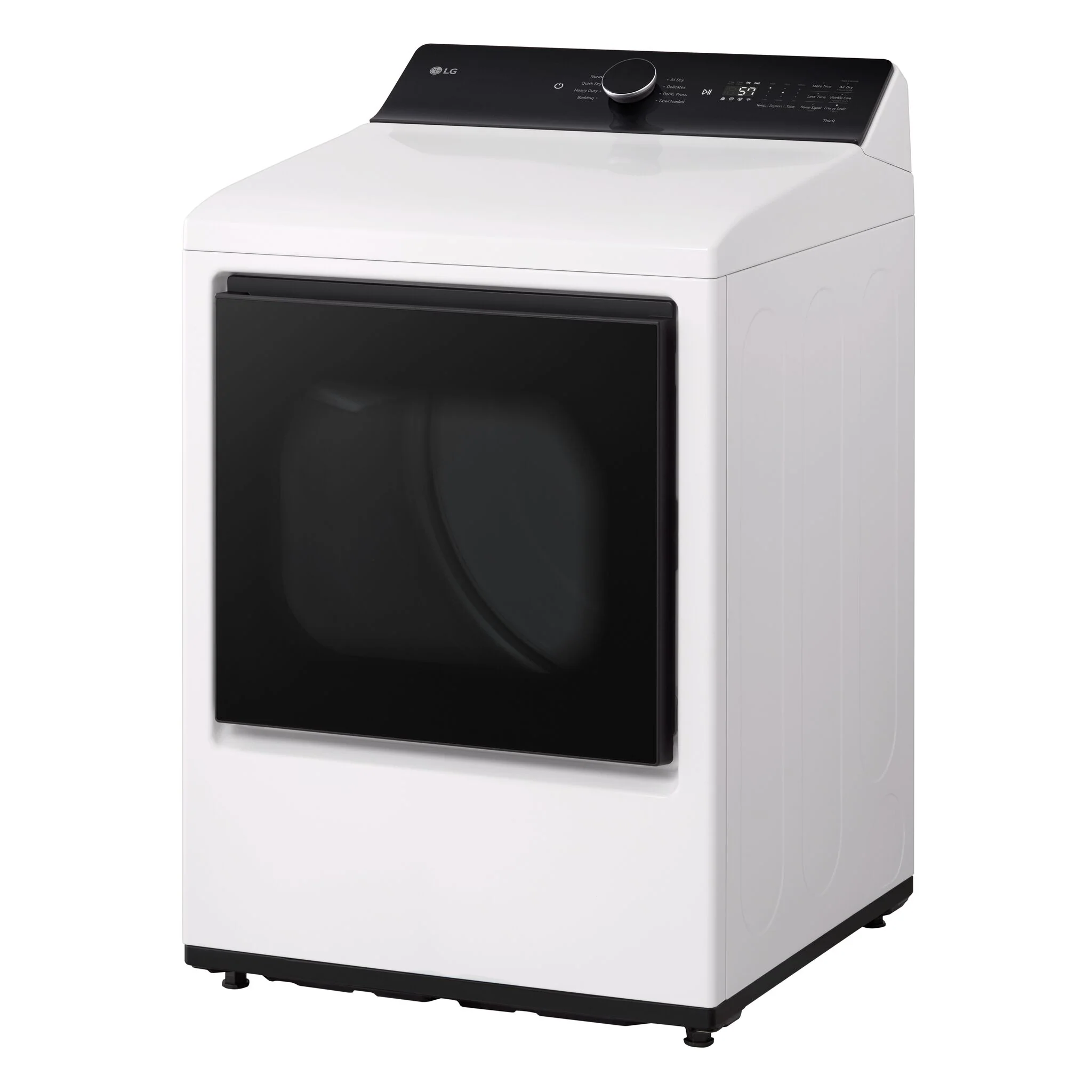LG White Electric Dryer with EasyLoad™ Door (7.3 cu.ft) - DLE8400WE - Image 4