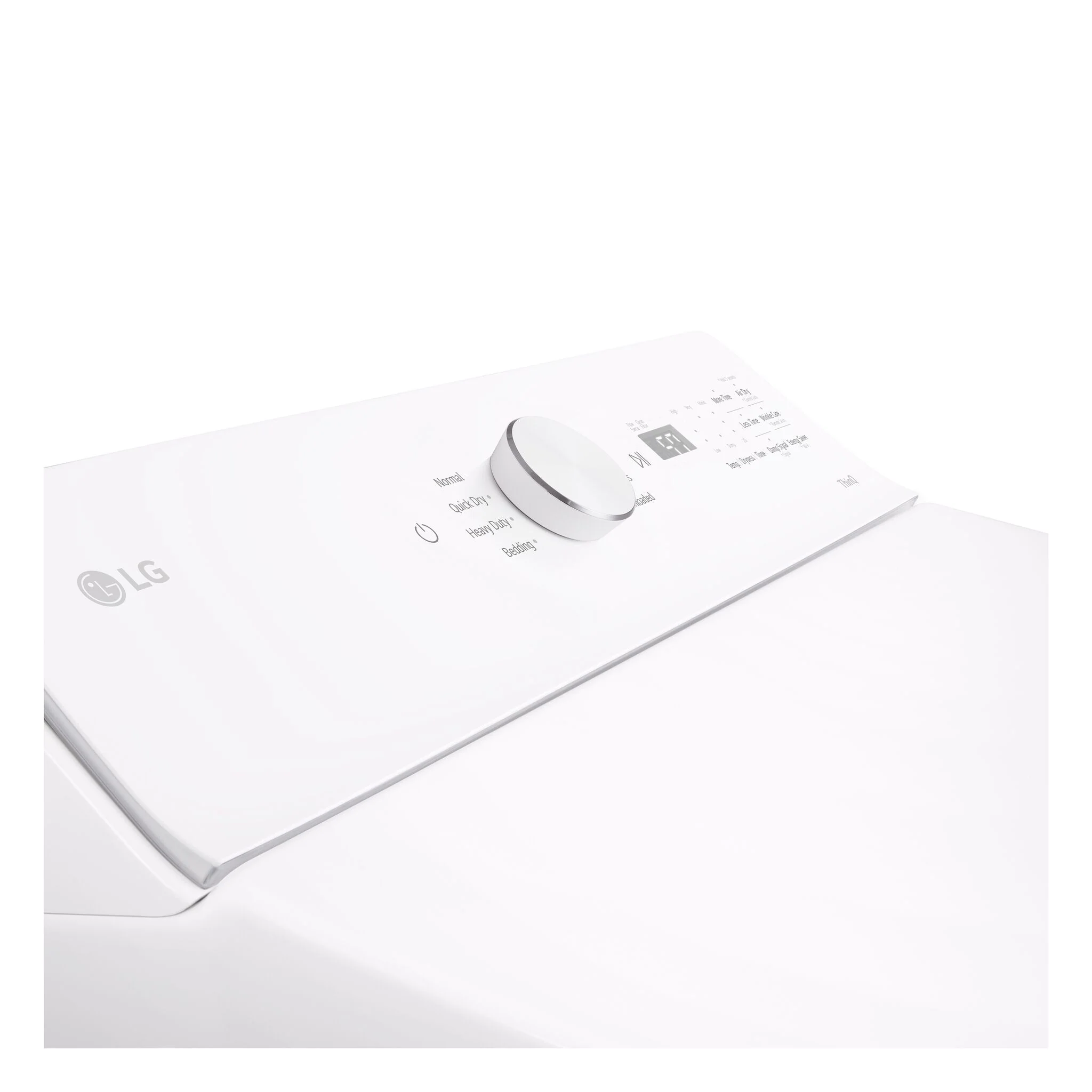 LG White Ultra Large Capacity Rear Control Electric Dryer with AI Sensing (7.3 Cu. Ft) - DLE8200W - Image 5
