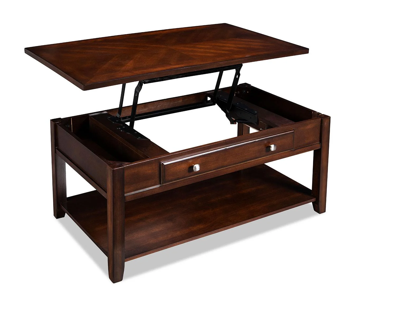 Linden Lift -Top Coffee Table - Cherry - Image 3