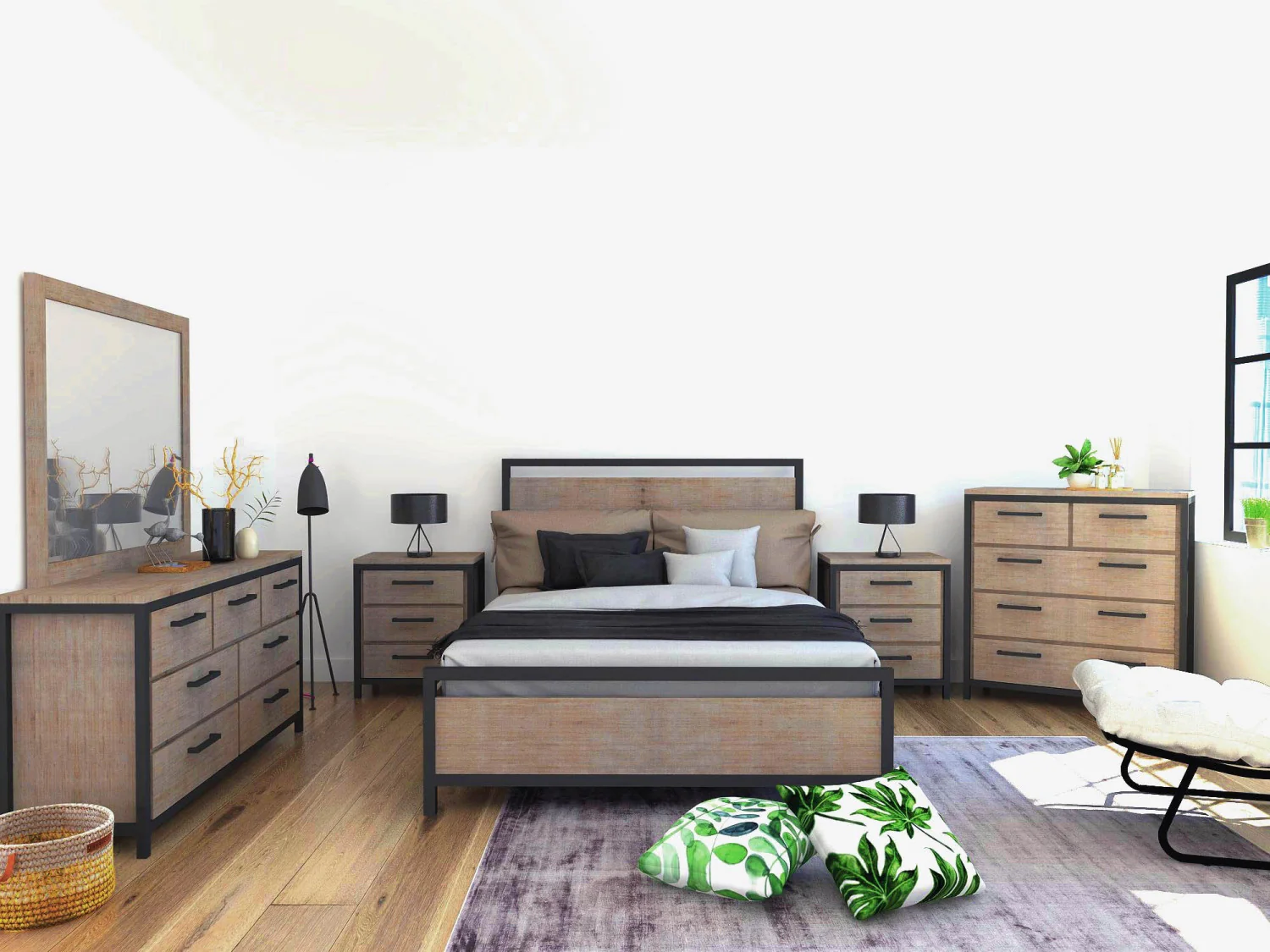 Liora Nightstand - Greige - Image 6