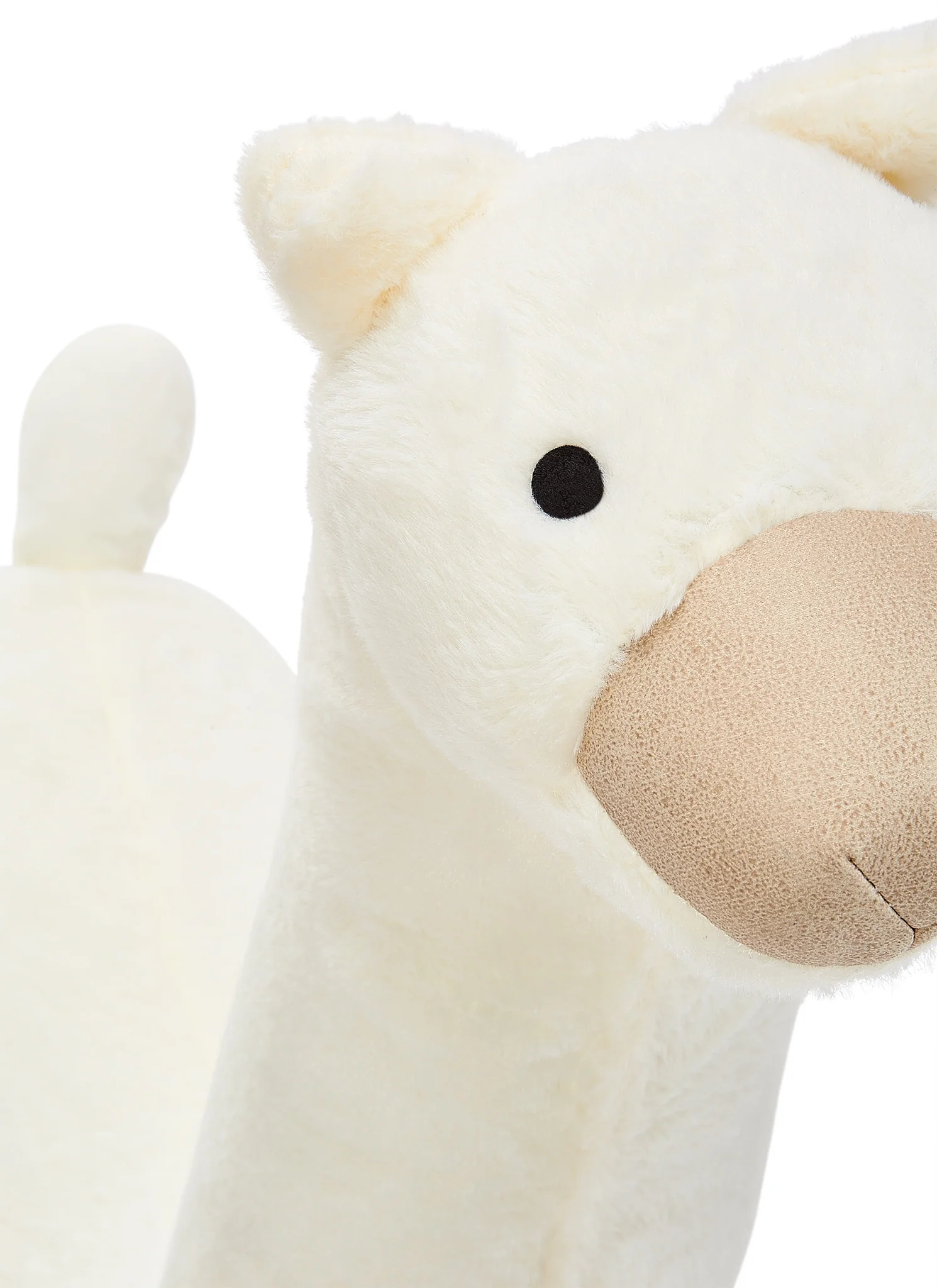Llama Ottoman - White - Image 5