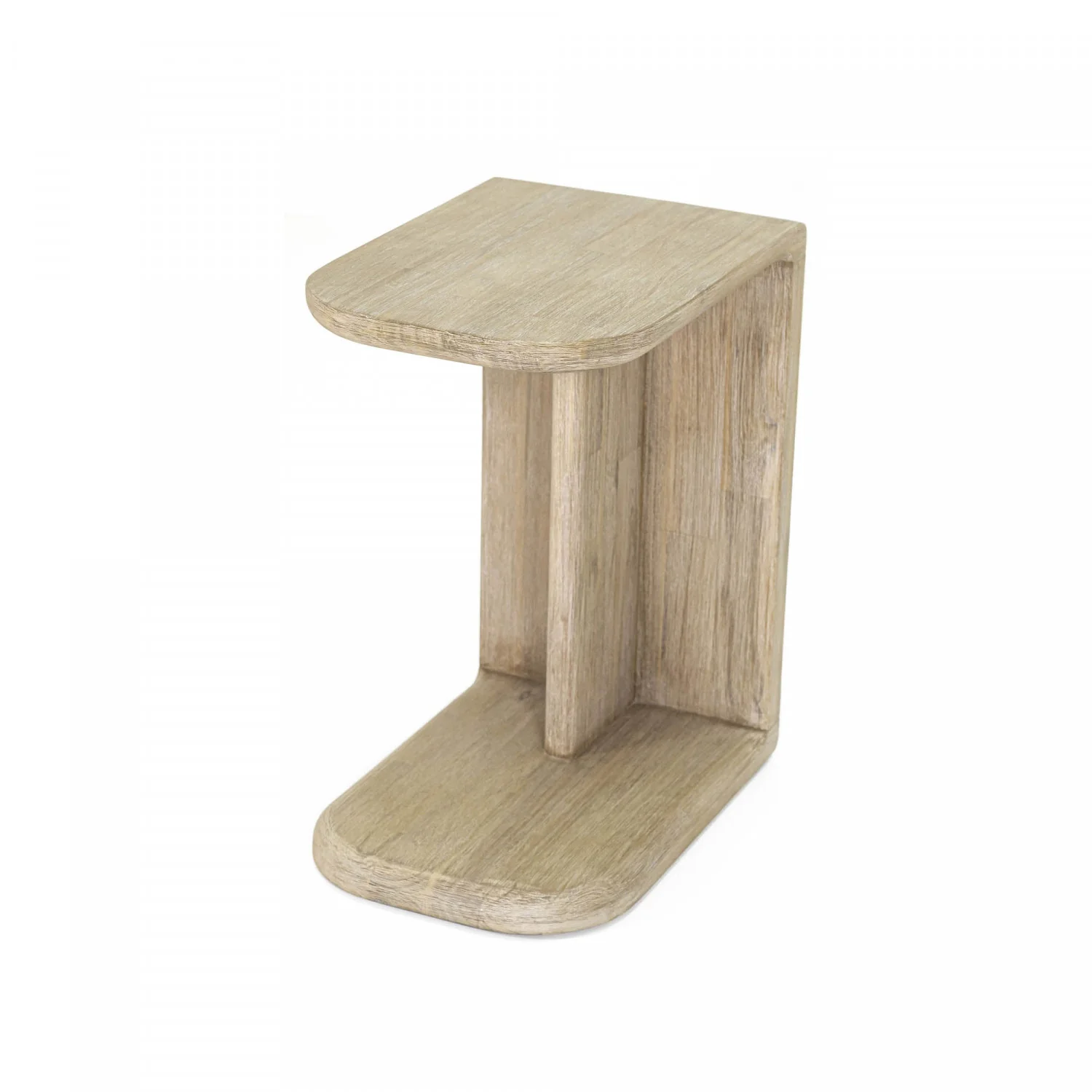 Lofva C-shaped Side Table - Light Brown/Beige - Image 6