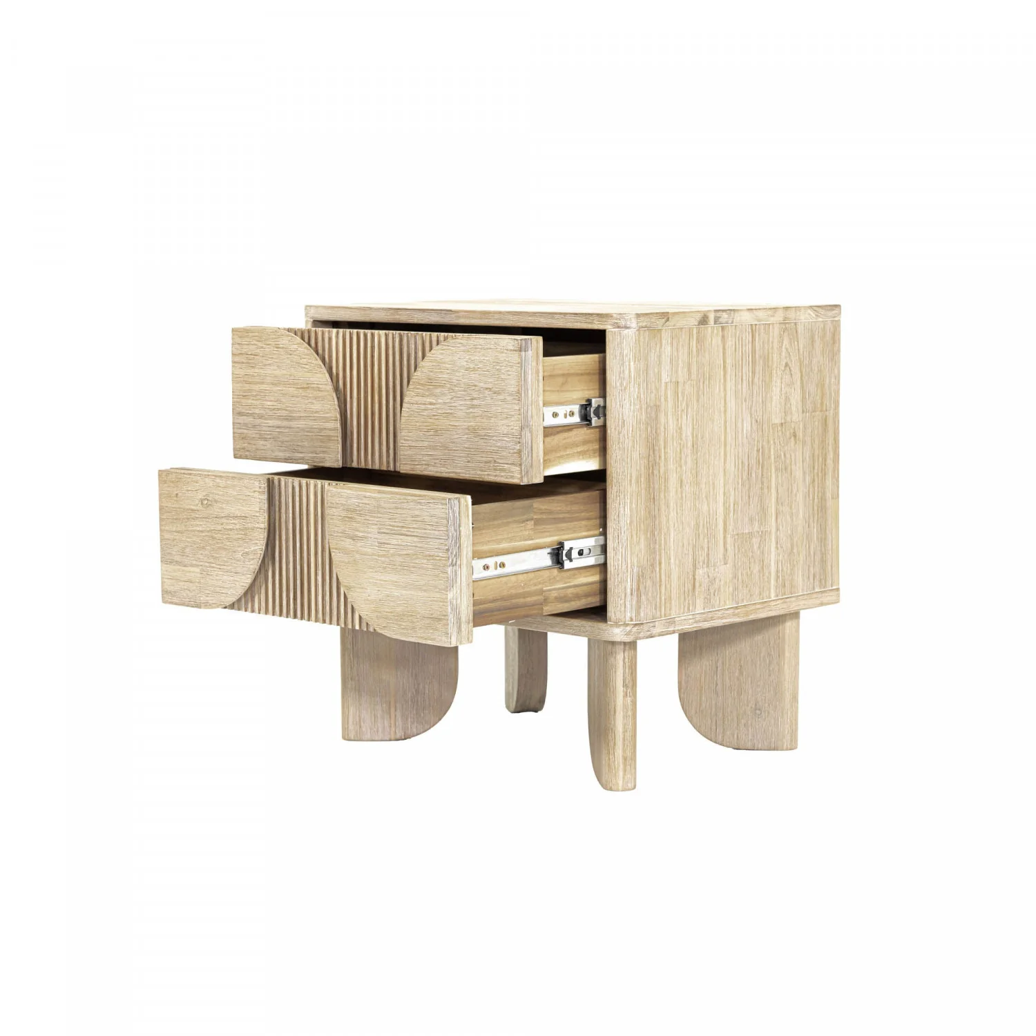 Lofva Night Table - Light Brown/Beige - Image 6