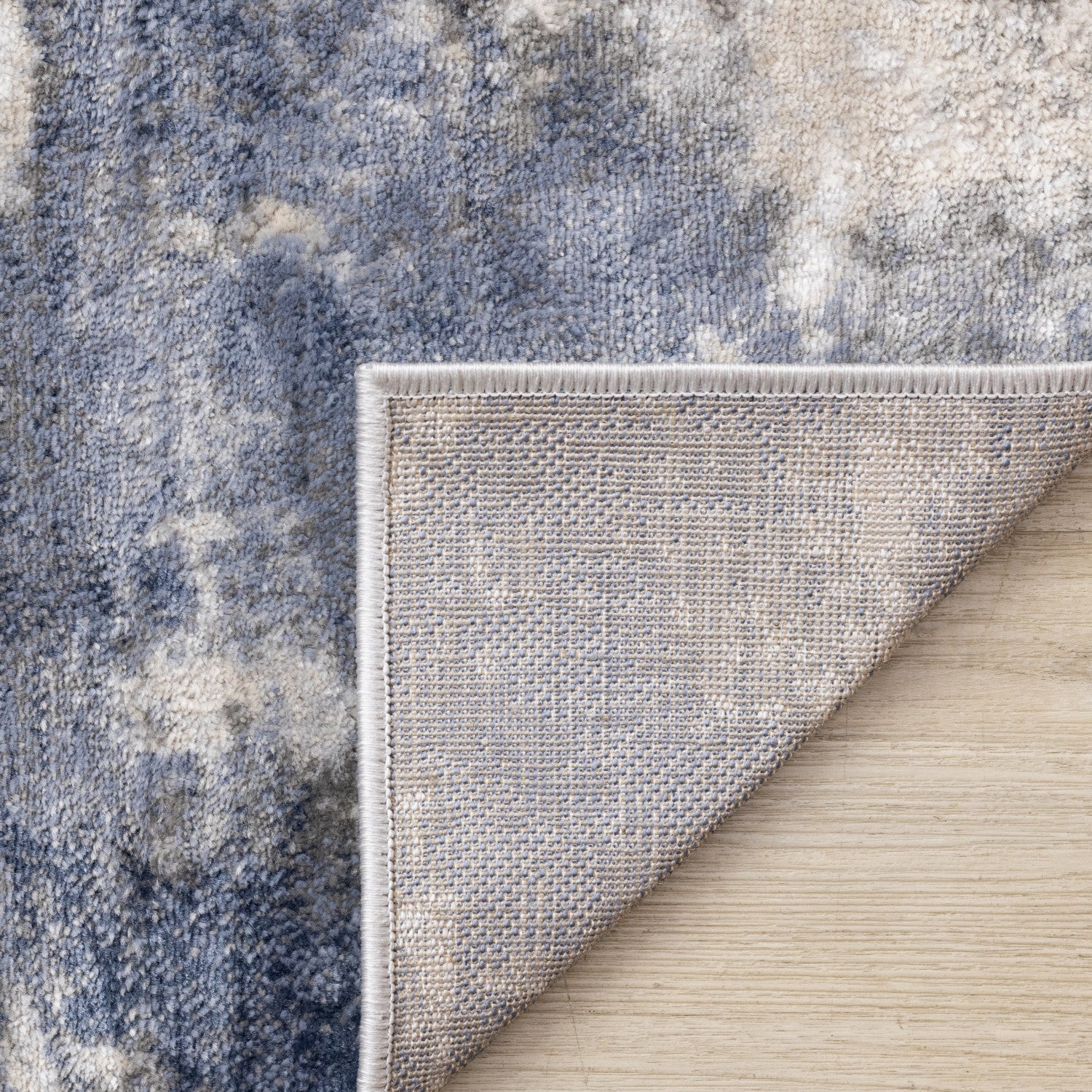 Logan Casual Contemporary Area Rug - 8' X 11' - Cream/Blue/Grey - Image 11