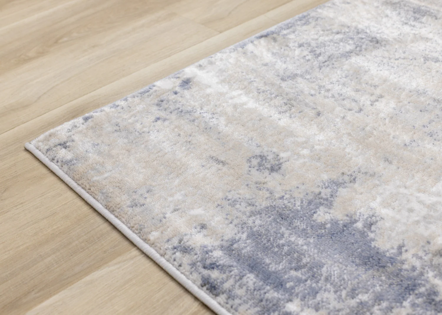 Logan Casual Contemporary Area Rug - 8' X 11' - Cream/Blue/Grey - Image 12