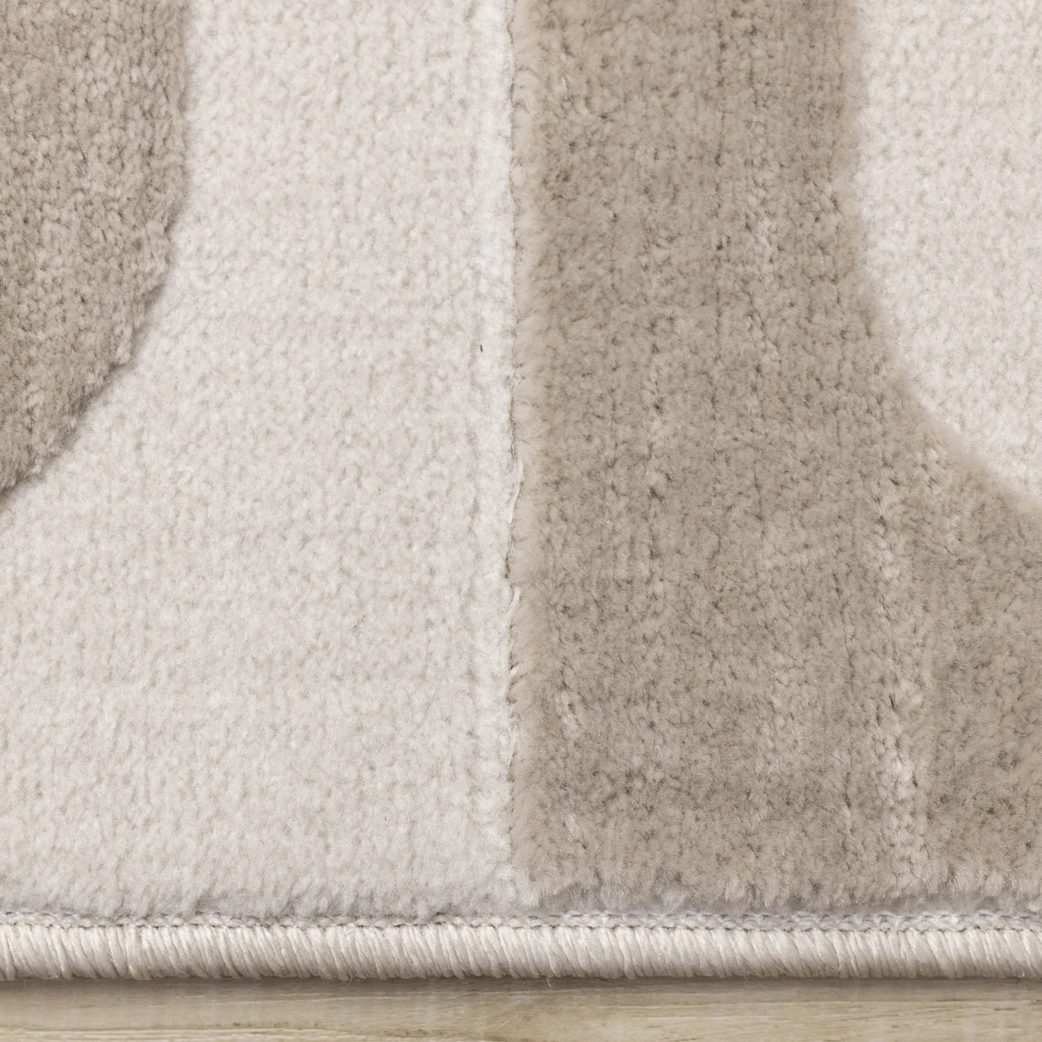 Logan Contemporary Modern Area Rug - 8' X 11' - Beige/Cream - Image 10