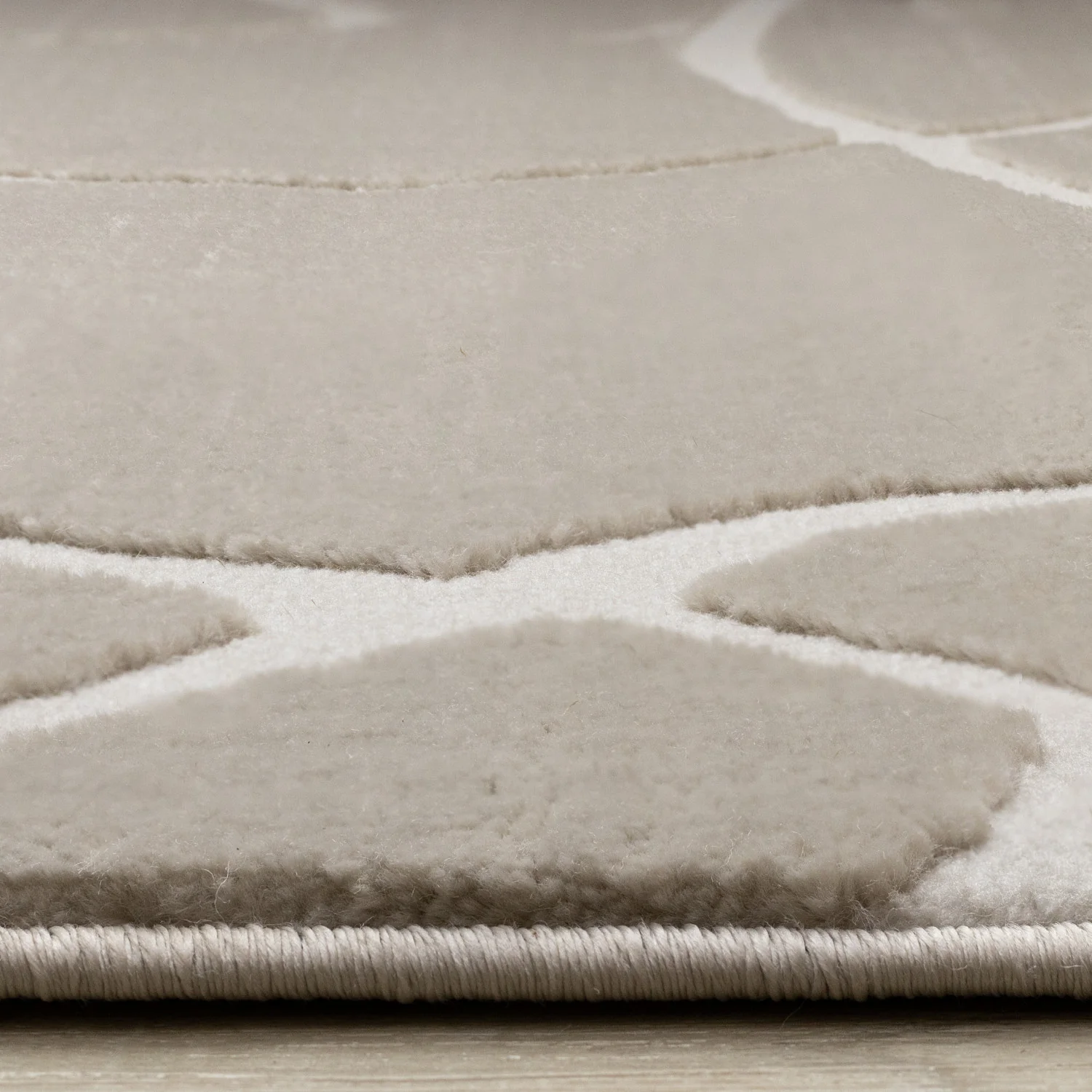 Logan Contemporary Swirls Area Rug - 7' X 10' - Beige/Cream - Image 5