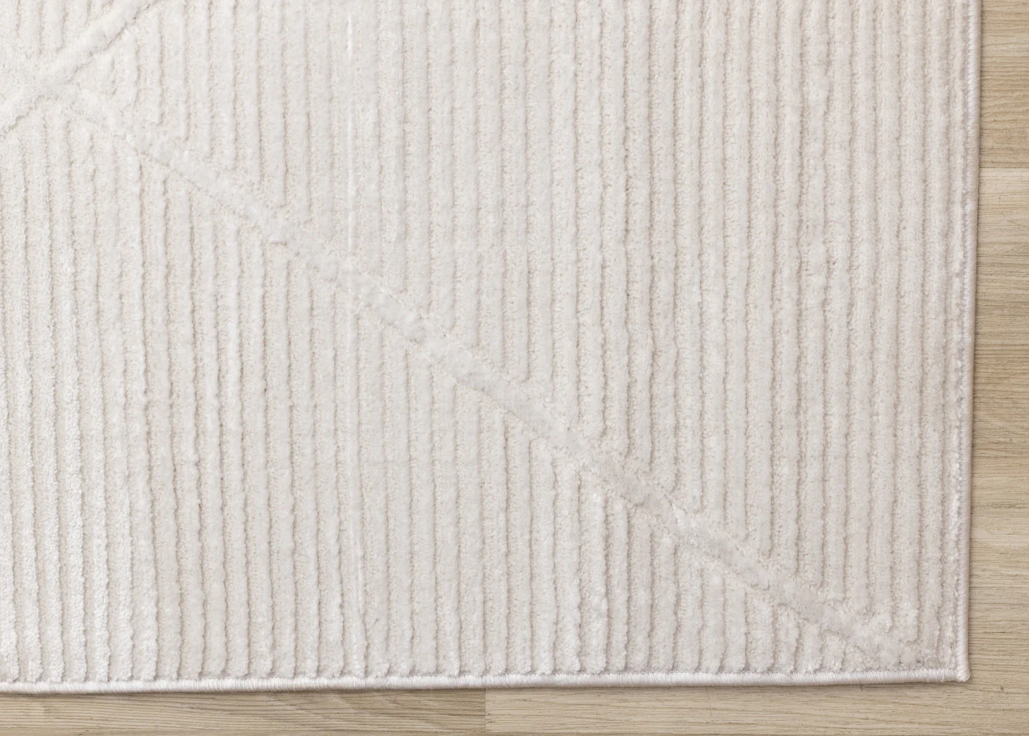 Logan Modern Lines Area Rug - 5' X 8' - Cream - Image 6