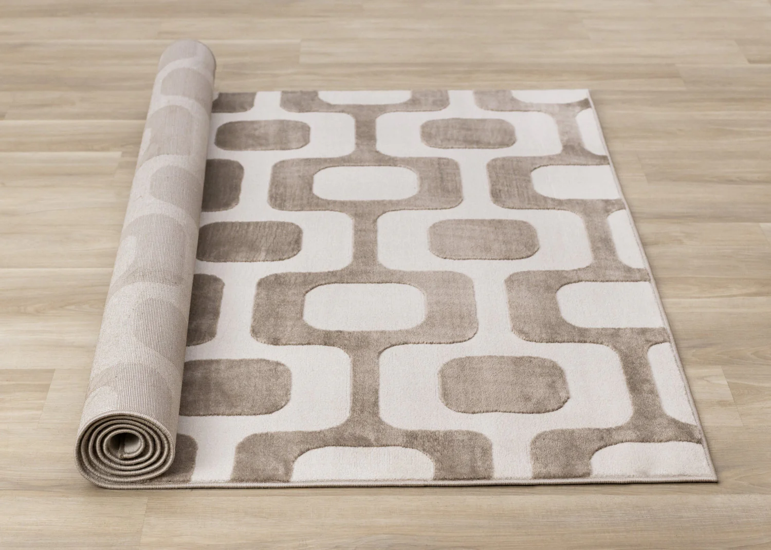 Logan Modern Vintage Area Rug - 7' X 10' - Brown/Cream - Image 8