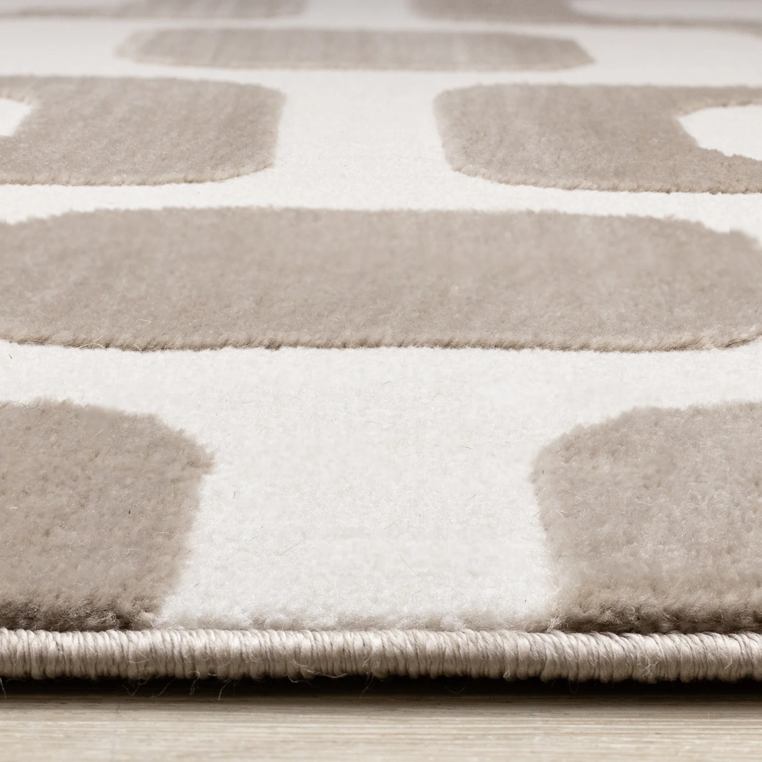 Logan Modern Vintage Area Rug - 8' X 11' - Brown/Cream - Image 5