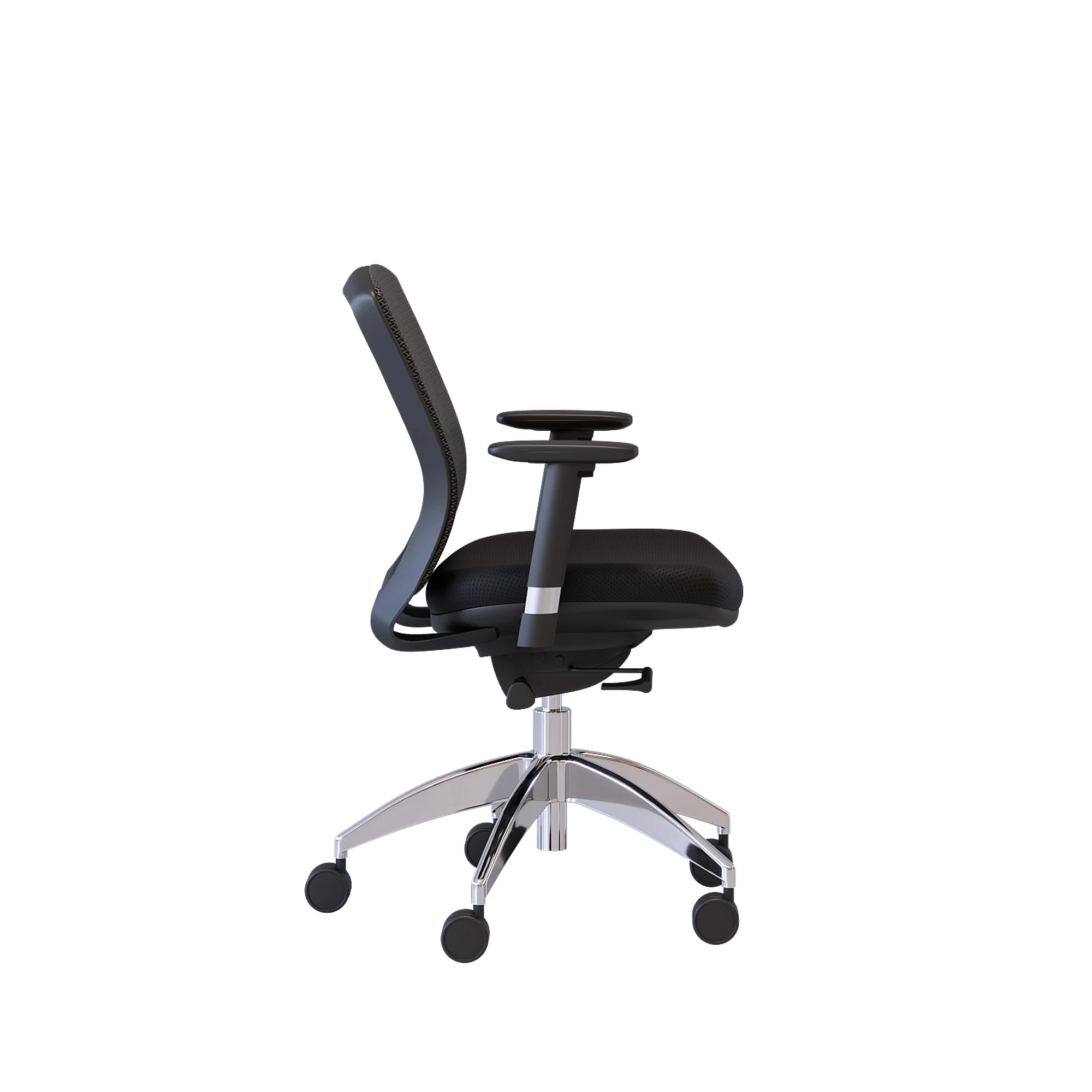 Logan Office Chair - Black - Image 3