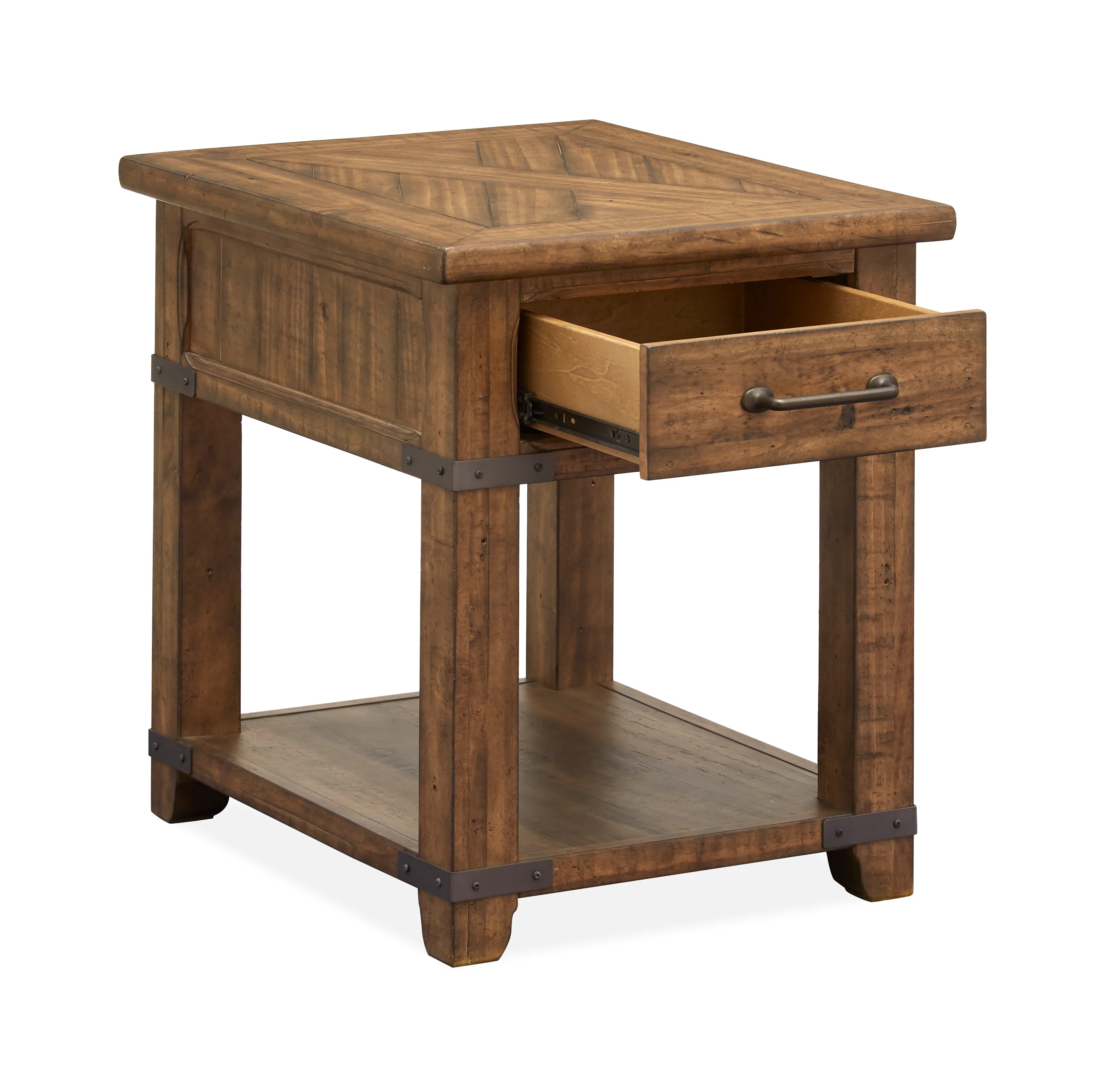 London 22" End Table - Natural Pine - Image 3
