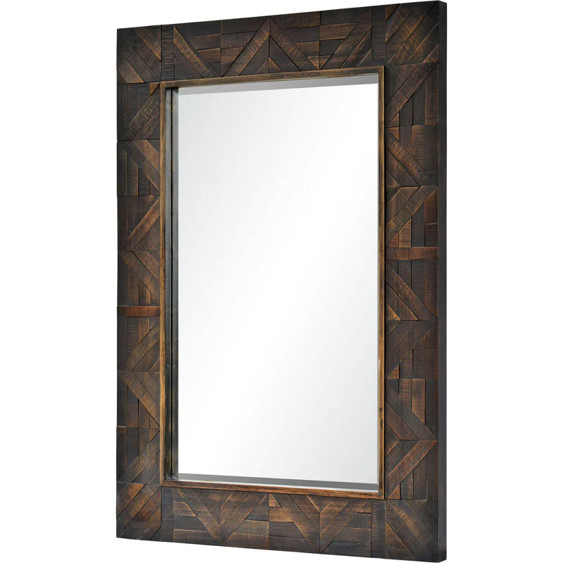 Loreburn Mirror - Dark Brown - Image 2