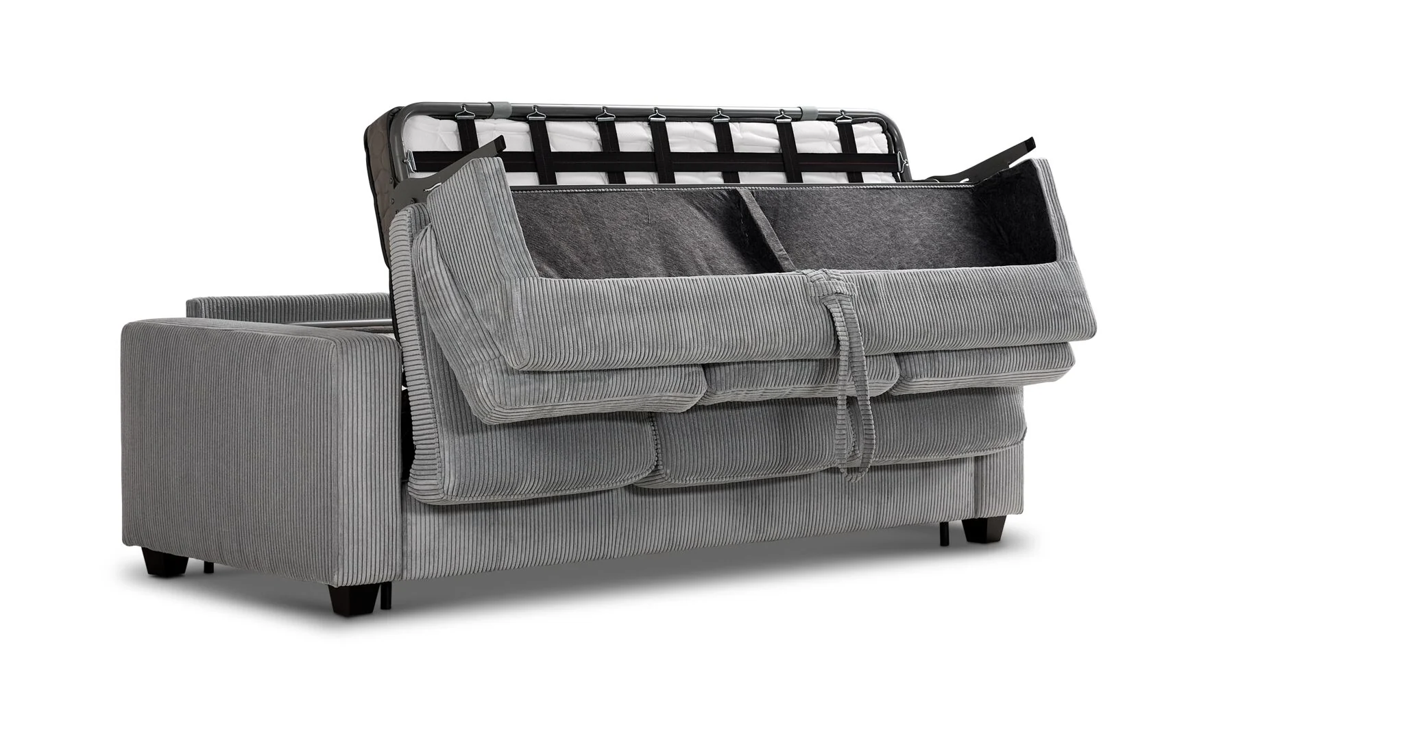 Loren Queen Sofa Bed - Grey - Image 5