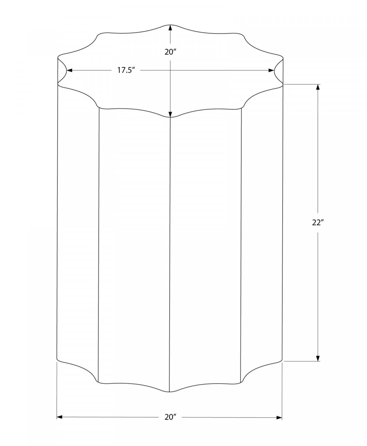 Lorik Side Table - Gold - Image 3