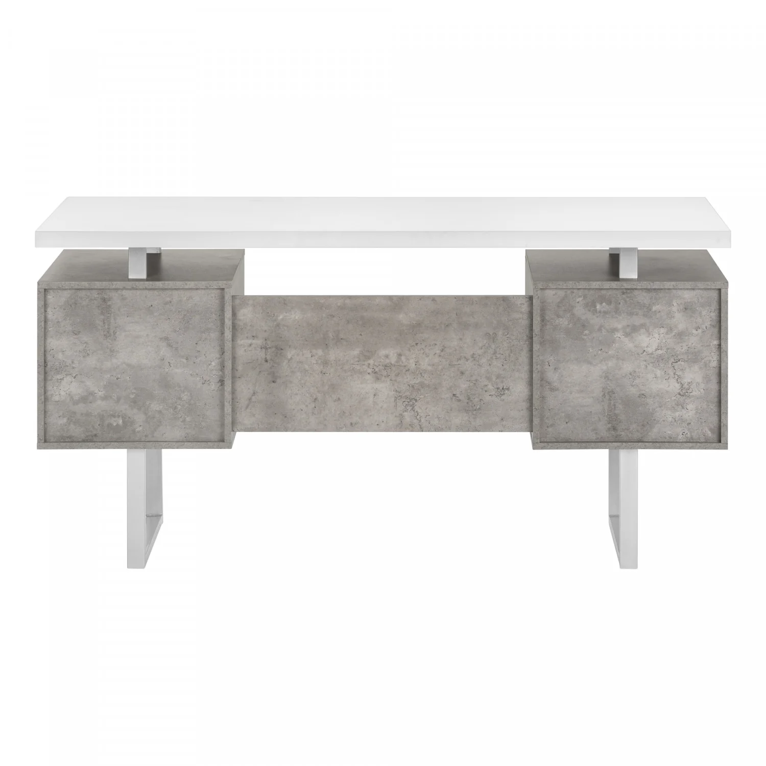 Loura Desk - White/Concrete Grey - Image 8
