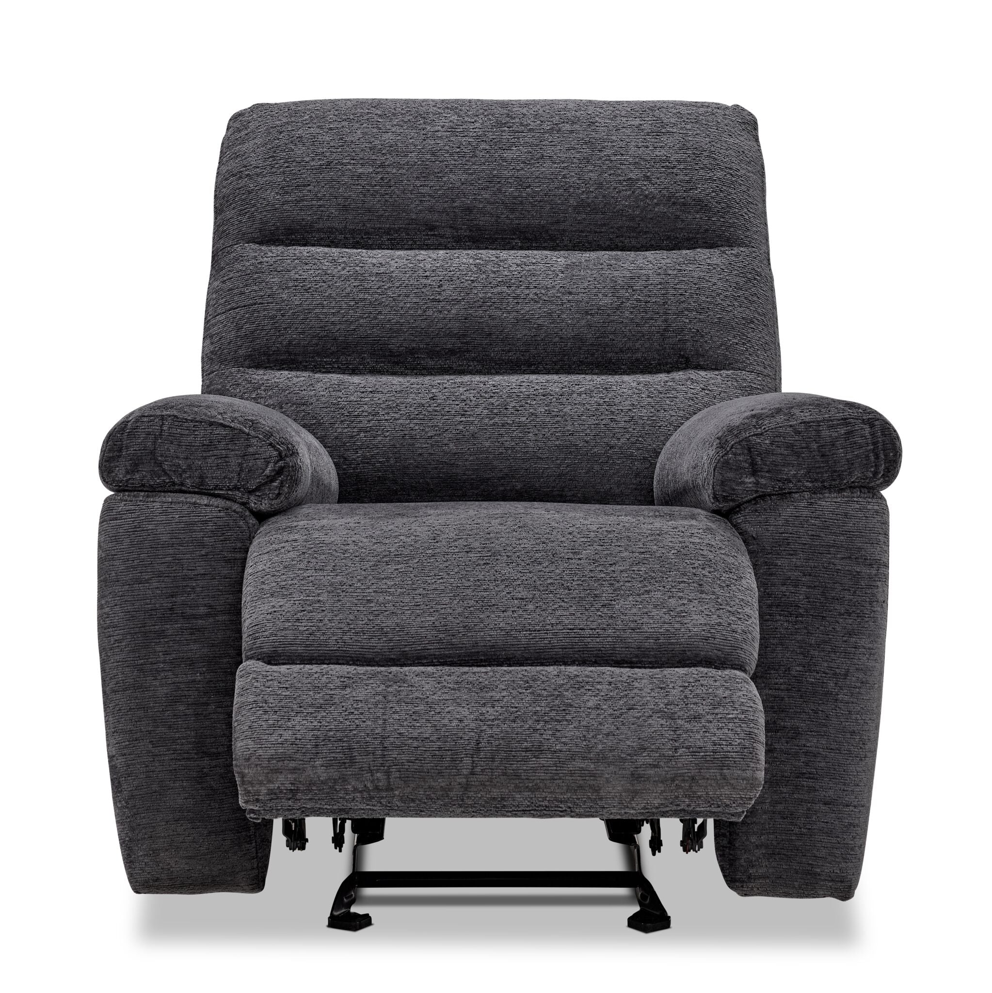 Lucie Glider Recliner - Charcoal - Image 4