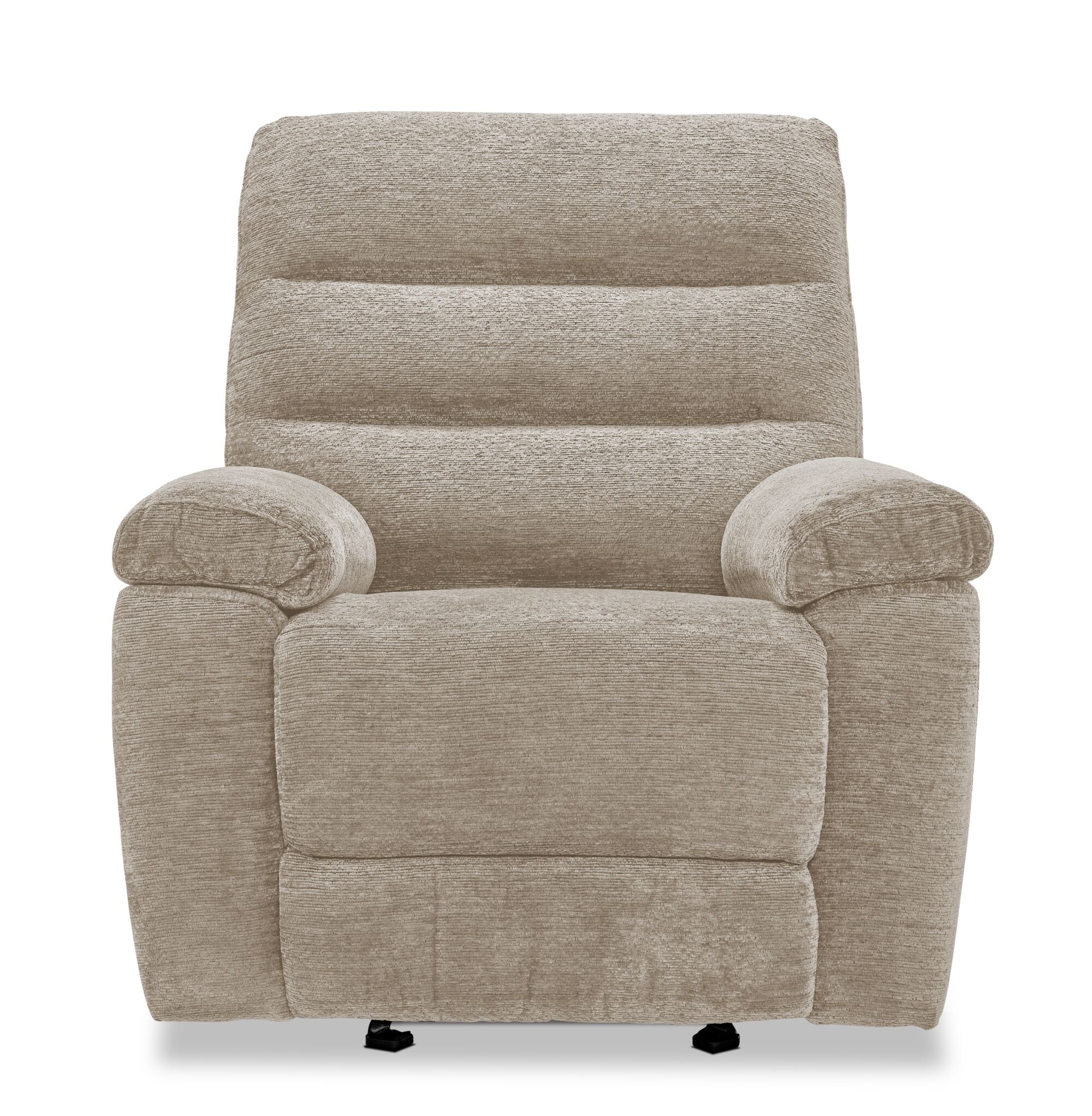 Lucie Glider Recliner - Ivory - Image 2