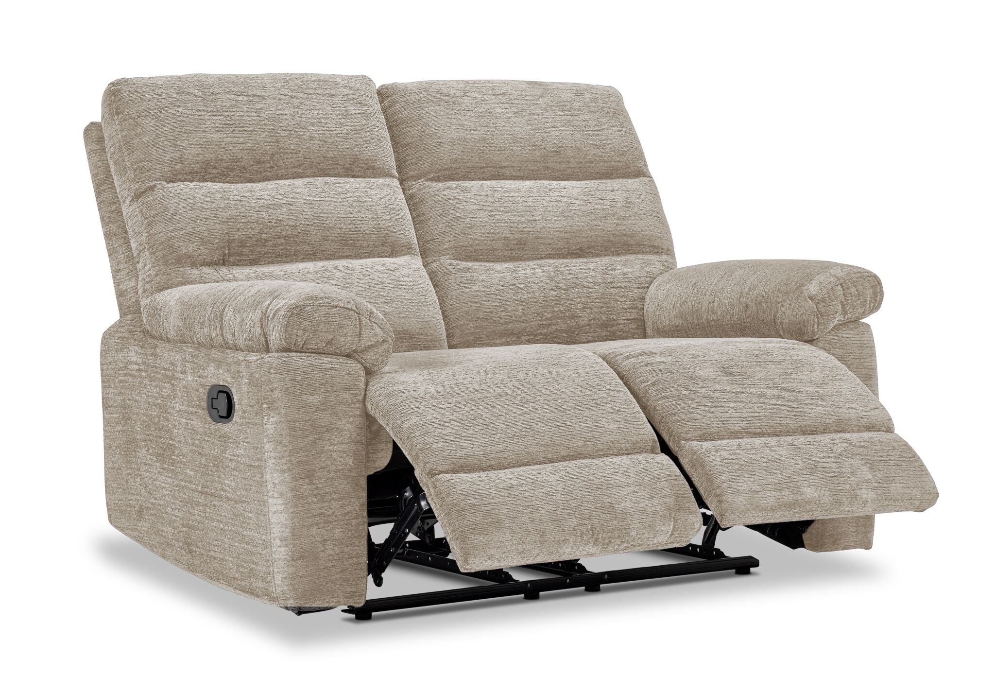 Lucie Reclining Loveseat - Ivory - Image 4