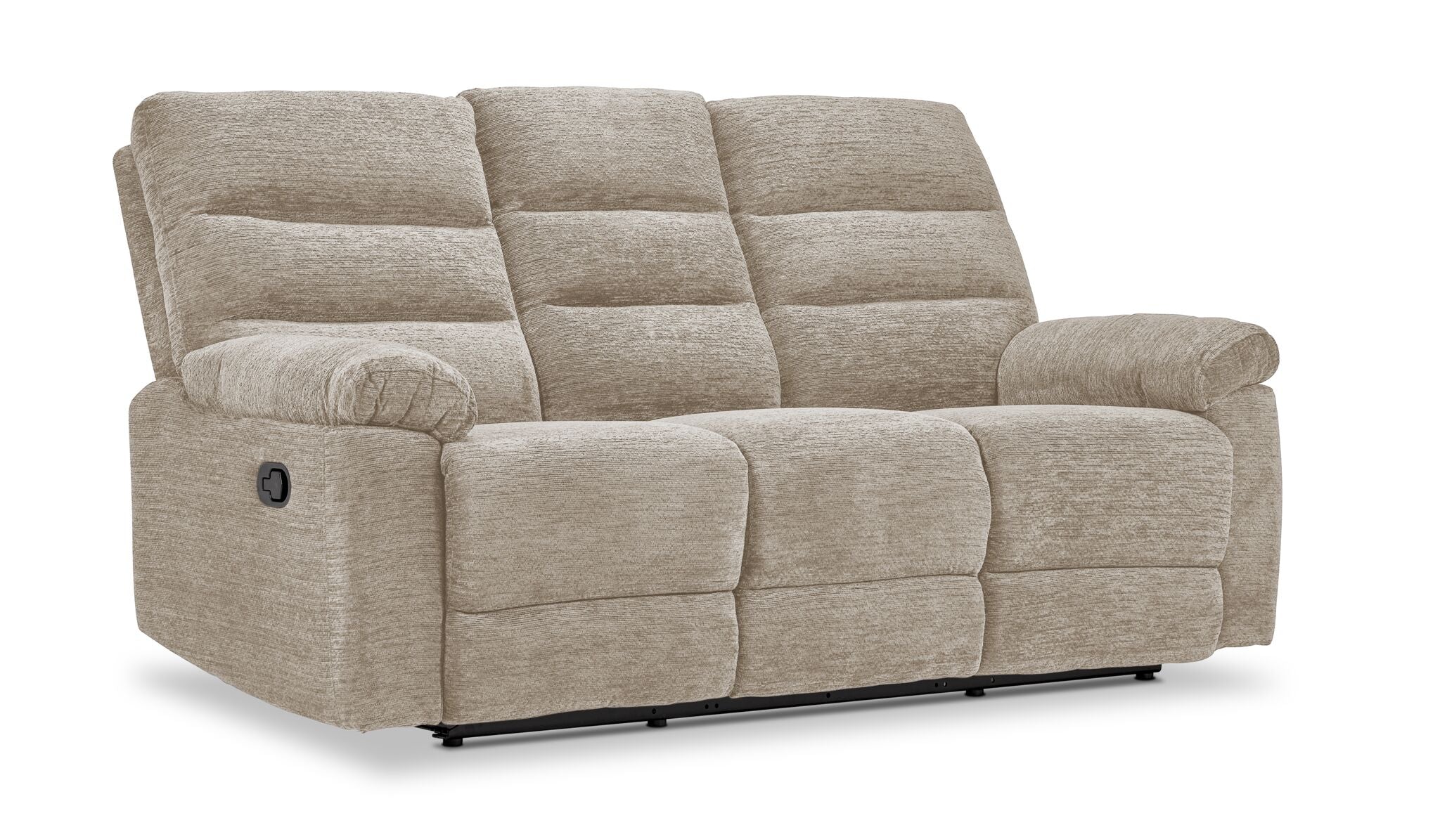 Lucie Reclining Sofa and Loveseat Set - Ivory - Image 2