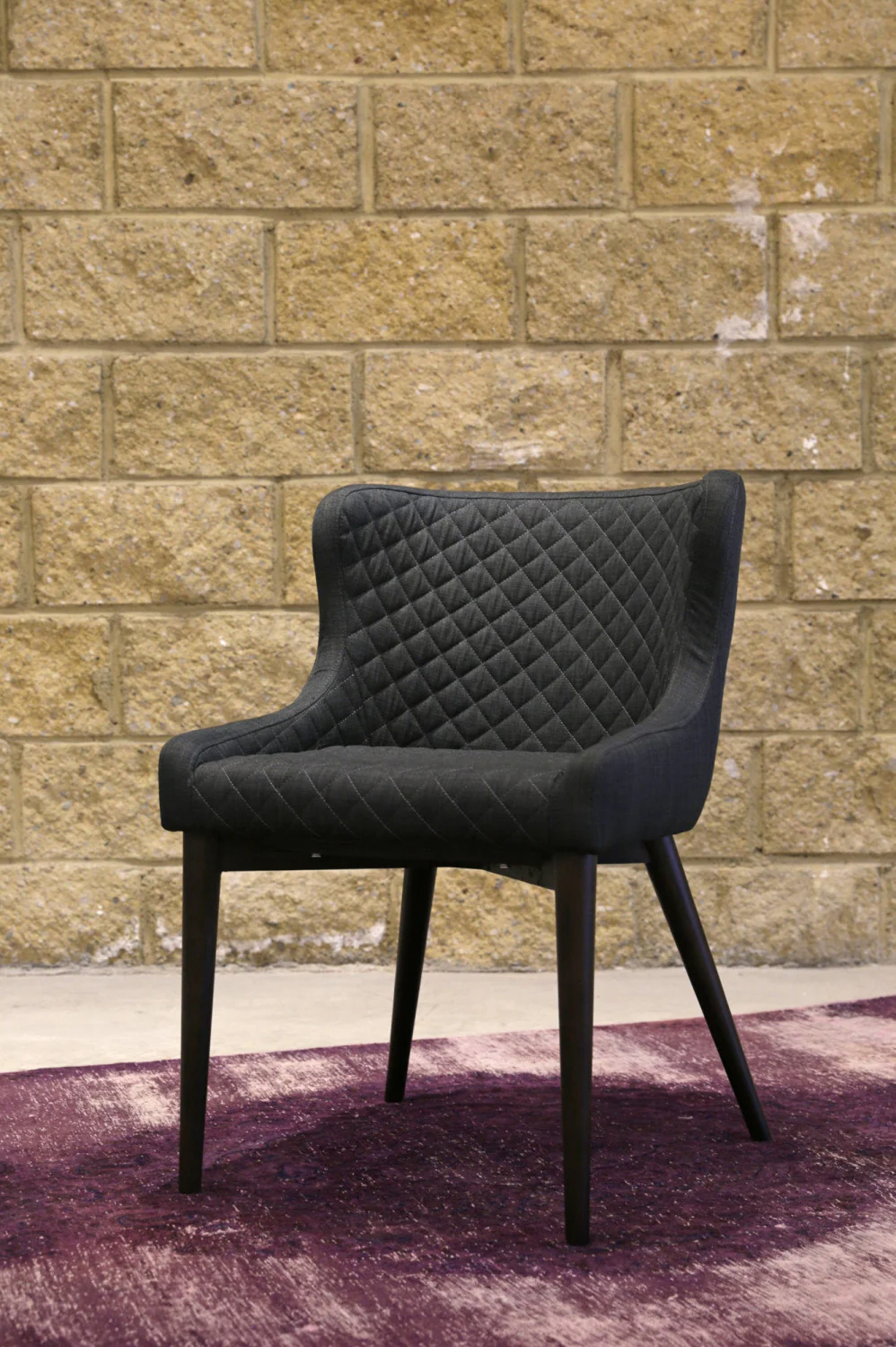 Lunvik Dining Chair - Dark Grey - Set of Two - Image 3