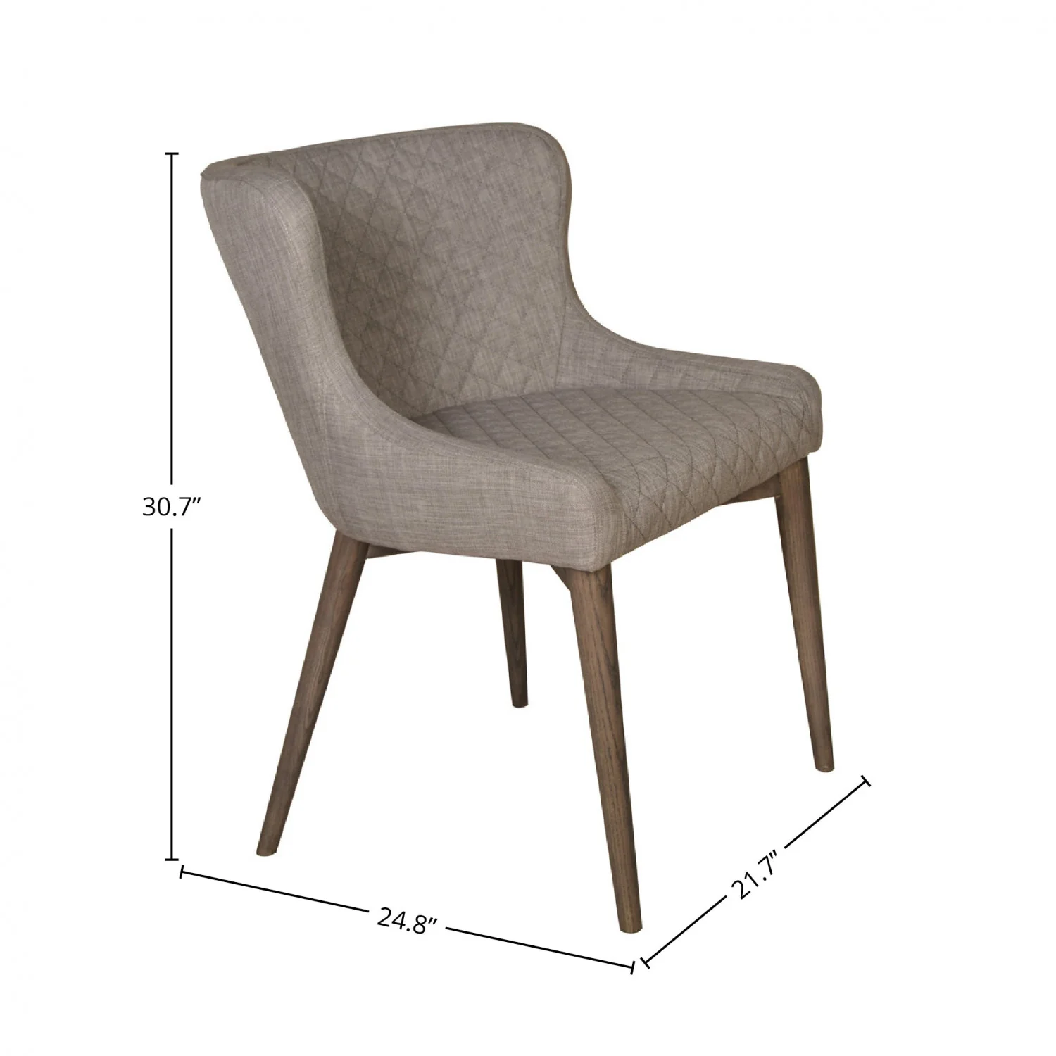 Lunvik Dining Chair - Light Grey - Set of Two - Image 4