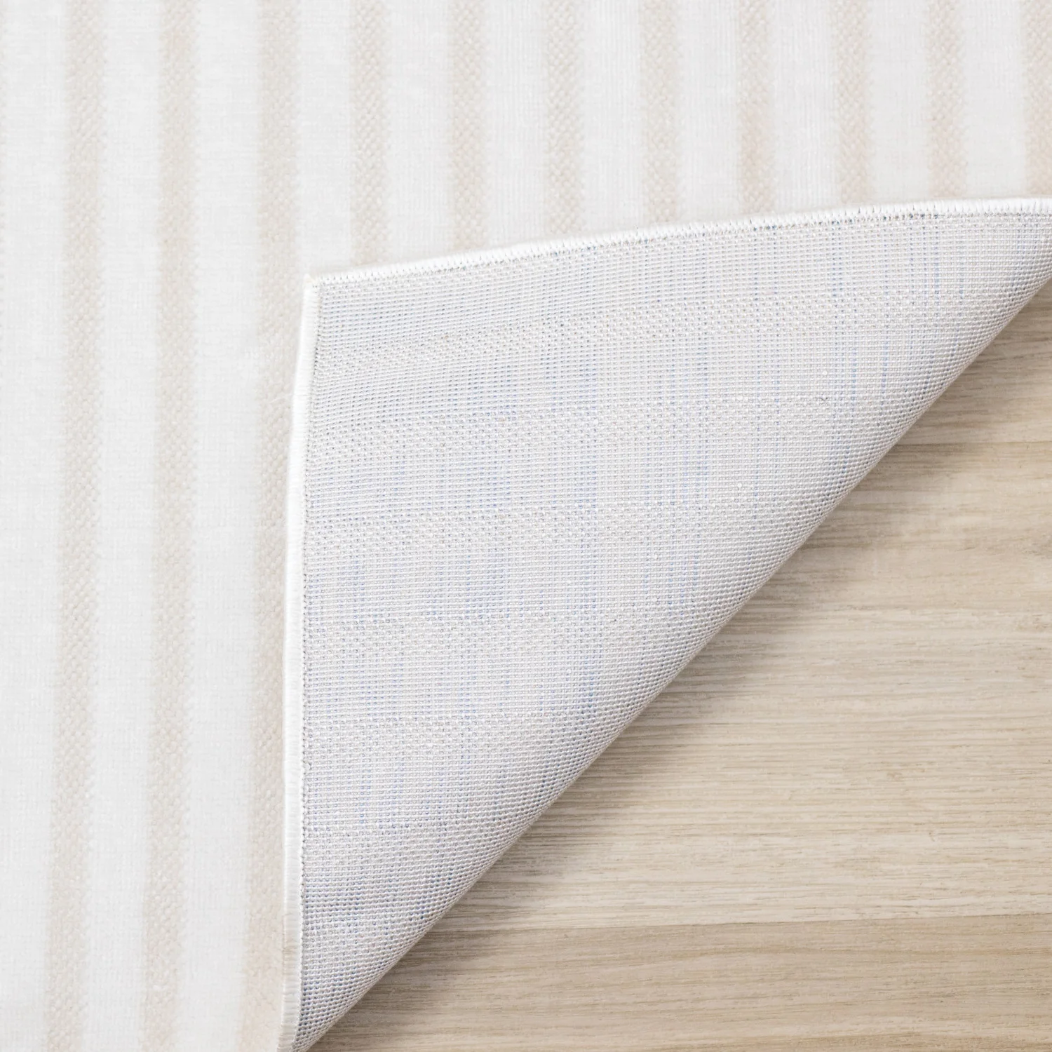 Machine Washable Modern Stripes Area Rug - 5' X 8' - Cream/Beige - Image 11