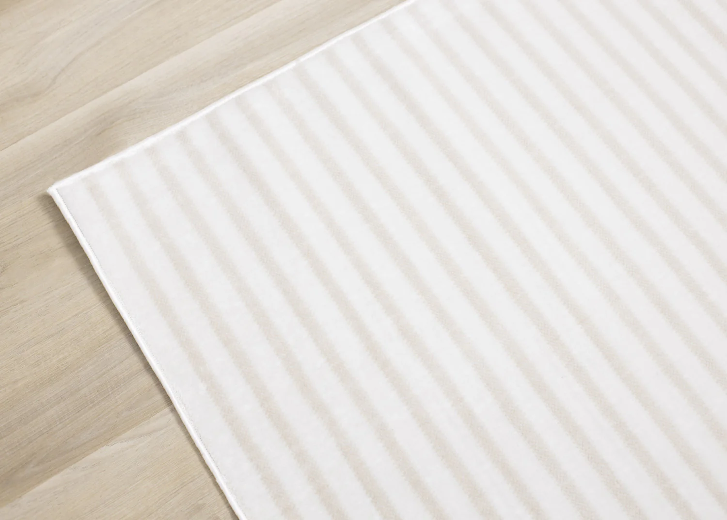 Machine Washable Modern Stripes Area Rug - 5' X 8' - Cream/Beige - Image 12