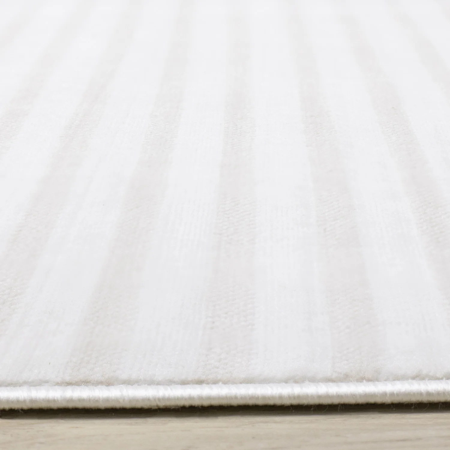 Machine Washable Modern Stripes Area Rug - 5' X 8' - Cream/Beige - Image 5