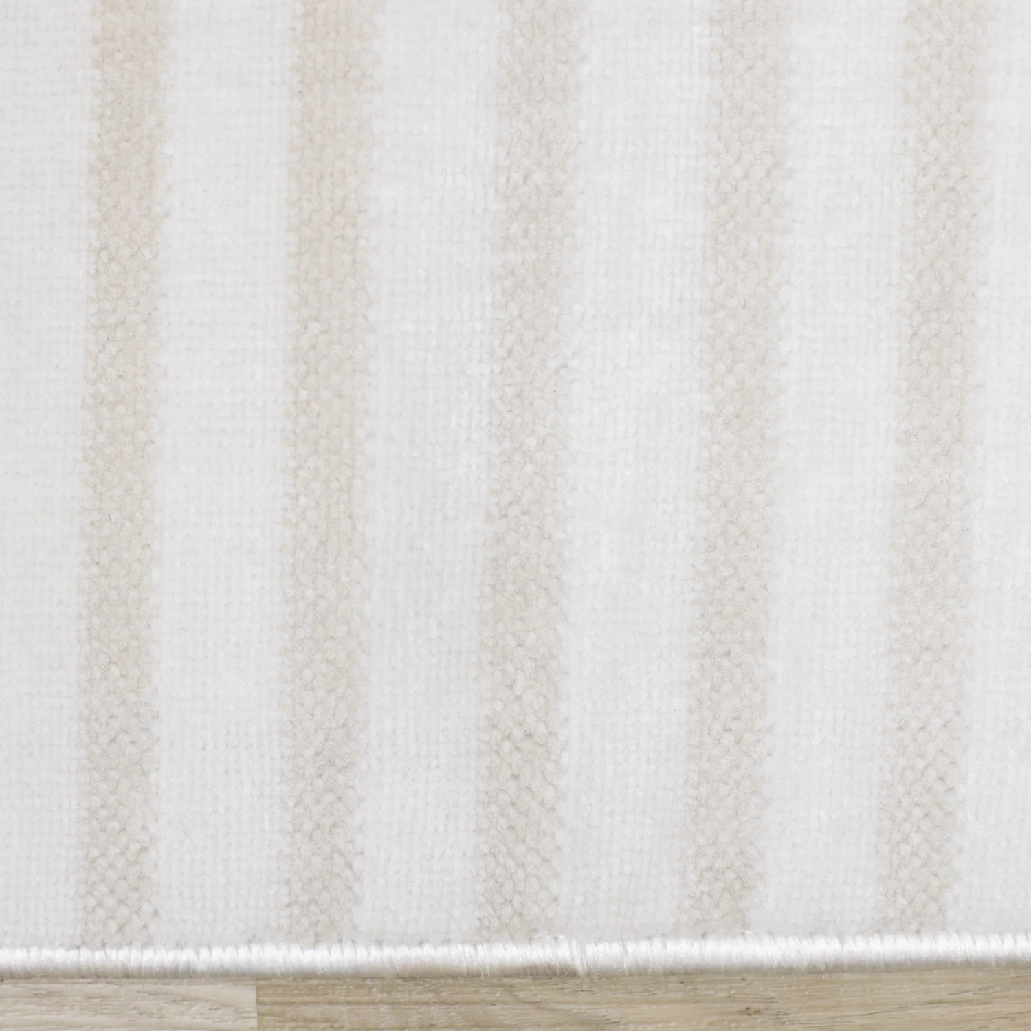 Machine Washable Modern Stripes Area Rug - 8' X 11' - Cream/Beige - Image 10