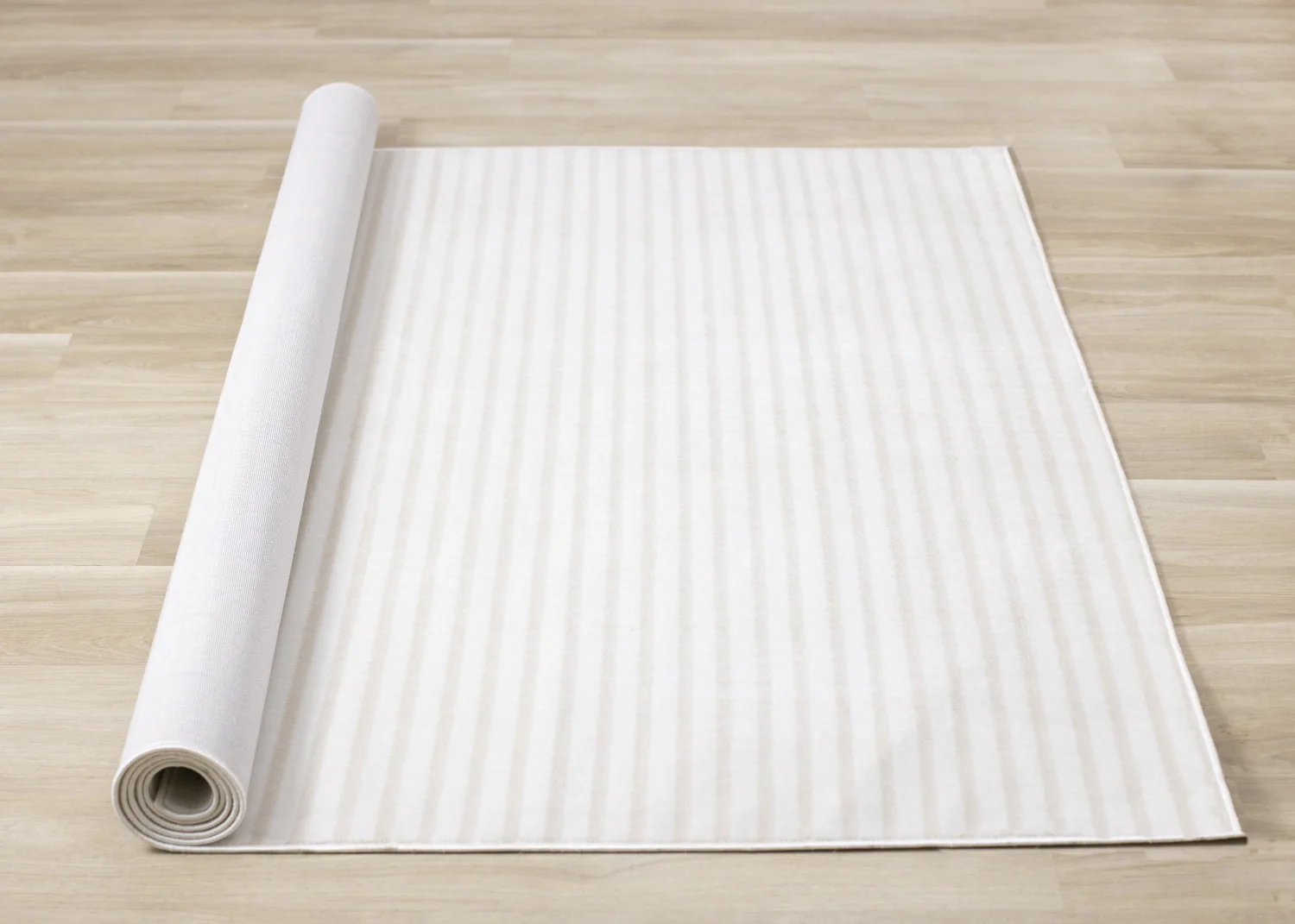 Machine Washable Modern Stripes Area Rug - 8' X 11' - Cream/Beige - Image 8